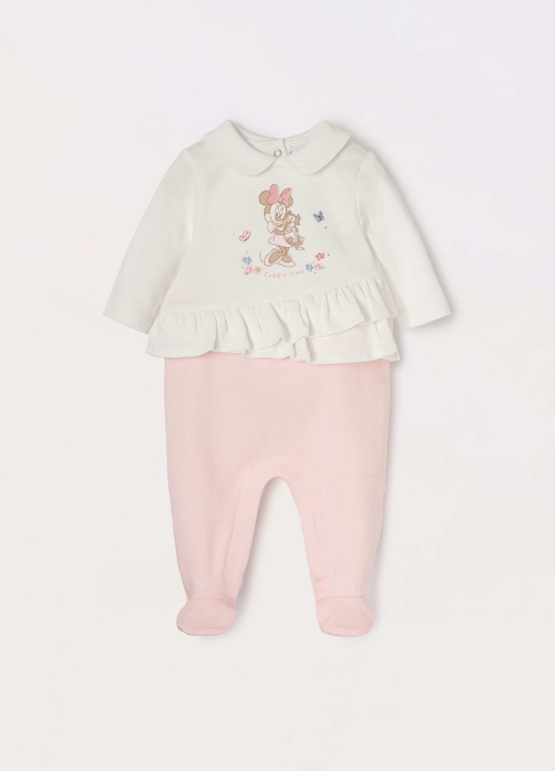 Tutina in interlock di puro cotone neonata