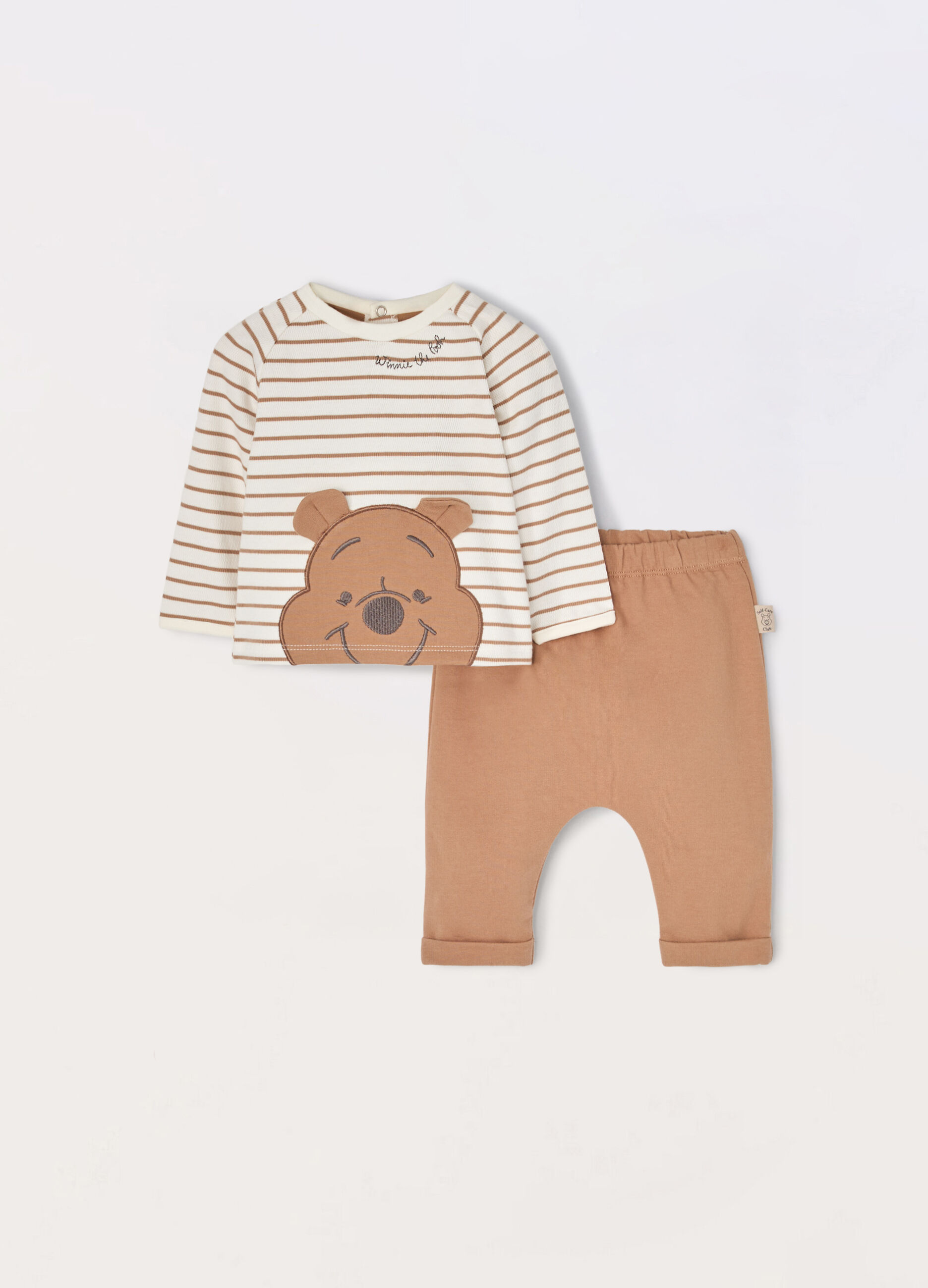 Set in french terry di puro cotone neonato