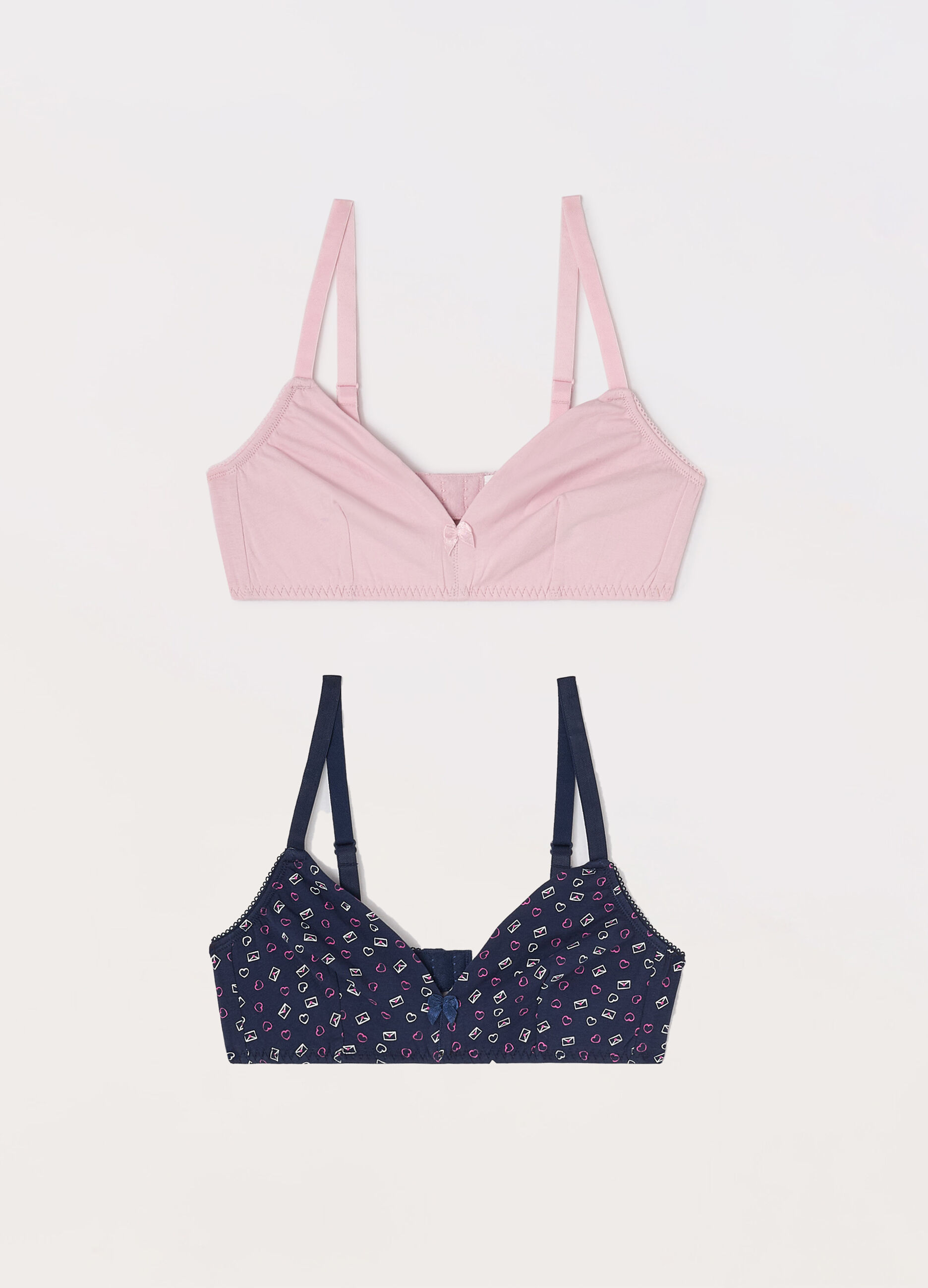 Pack 2 reggiseni a triangolo donna