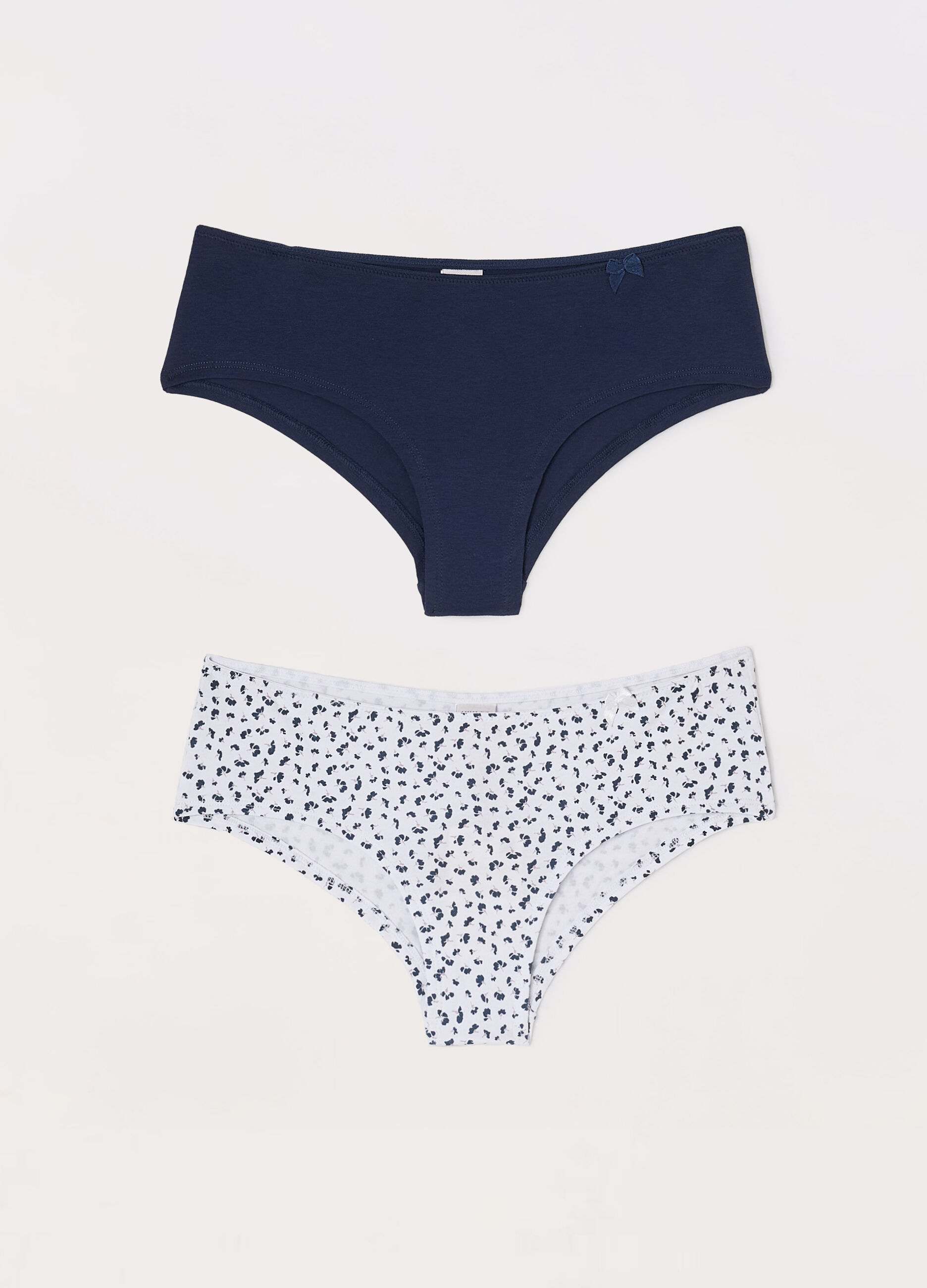 Slip a vita alta in jersey di cotone stretch donna