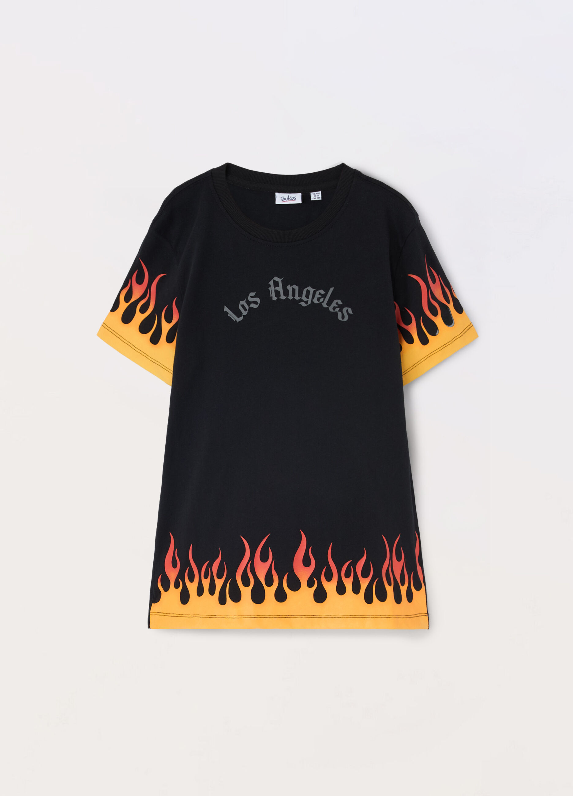 T-shirt in jersey di puro cotone ragazzo