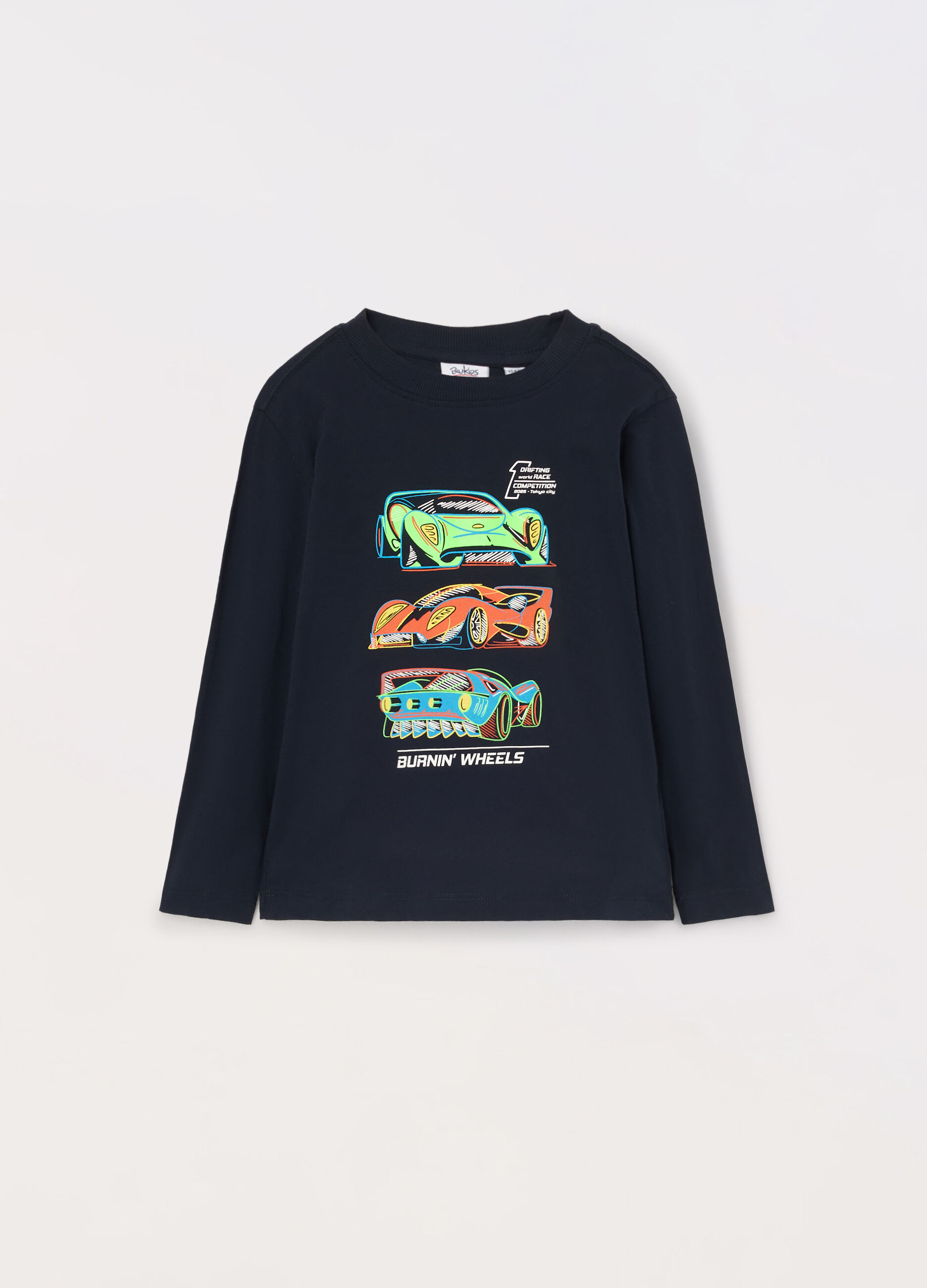 T-shirt in jersey di puro cotone bambino
