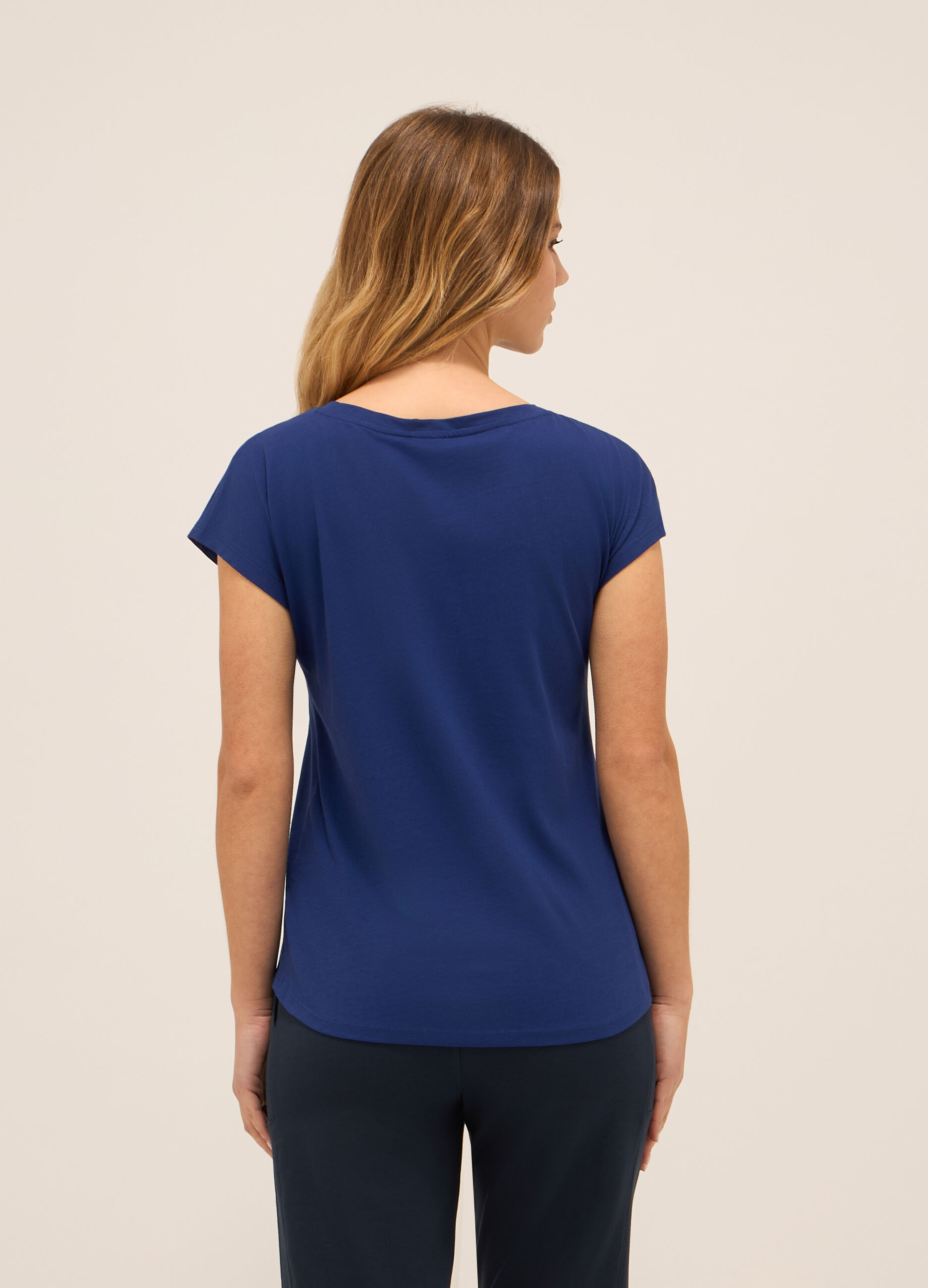 T-shirt in jersey di puro cotone donna 3 T-shirt in jersey di puro cotone donna