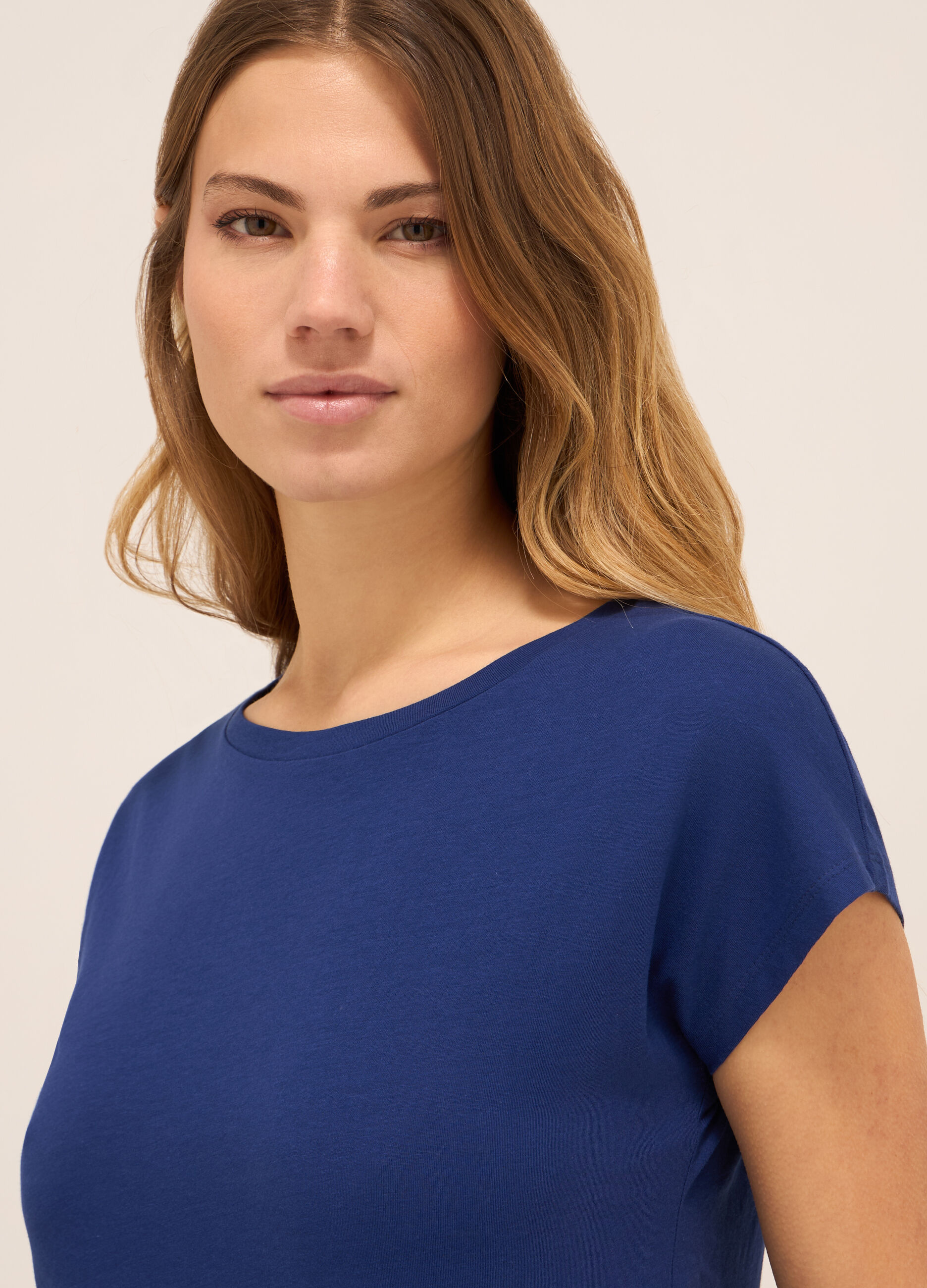 T-shirt in jersey di puro cotone donna 4 T-shirt in jersey di puro cotone donna