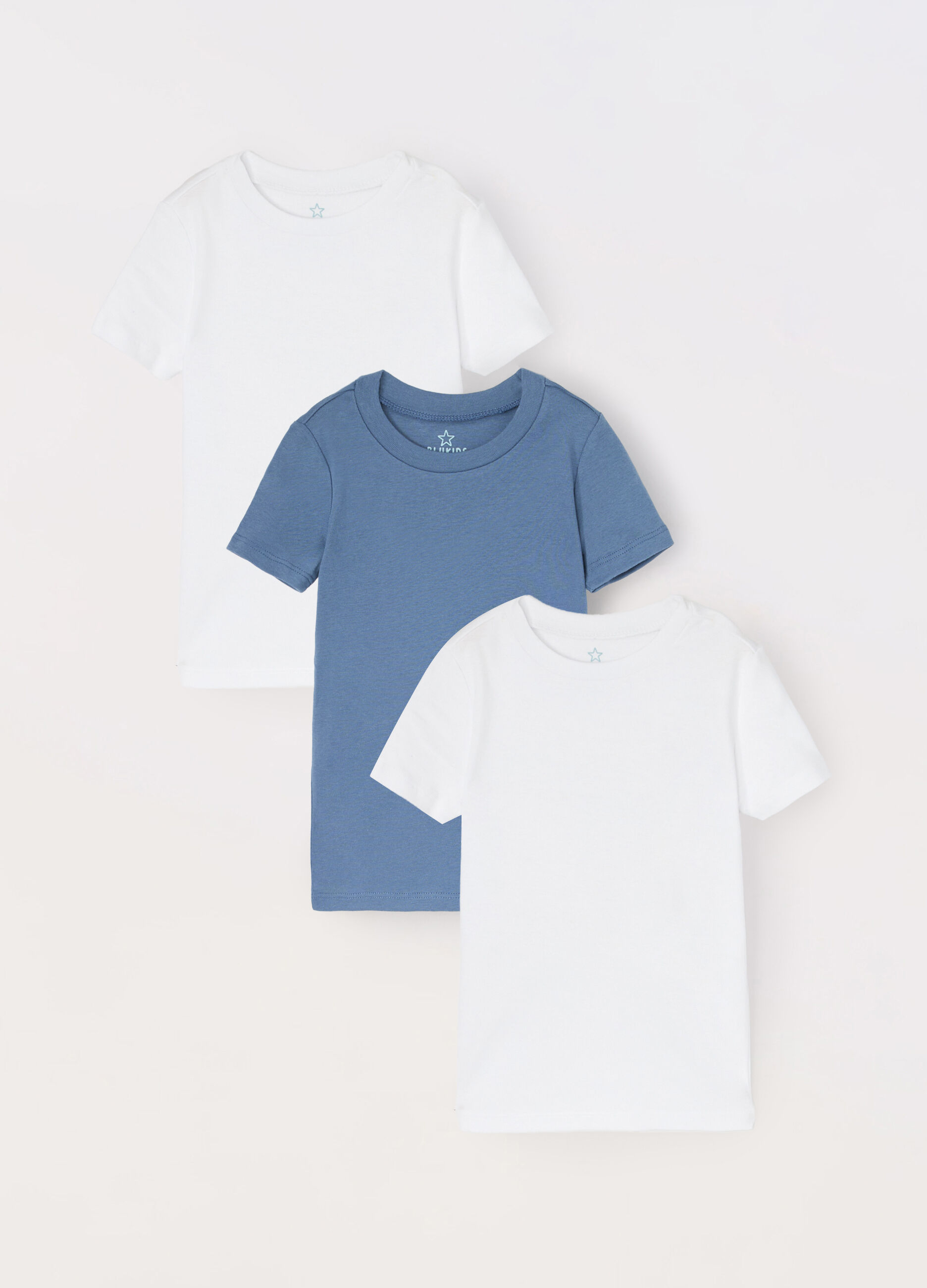 Pack 3 t-shirt intime in puro cotone bambino