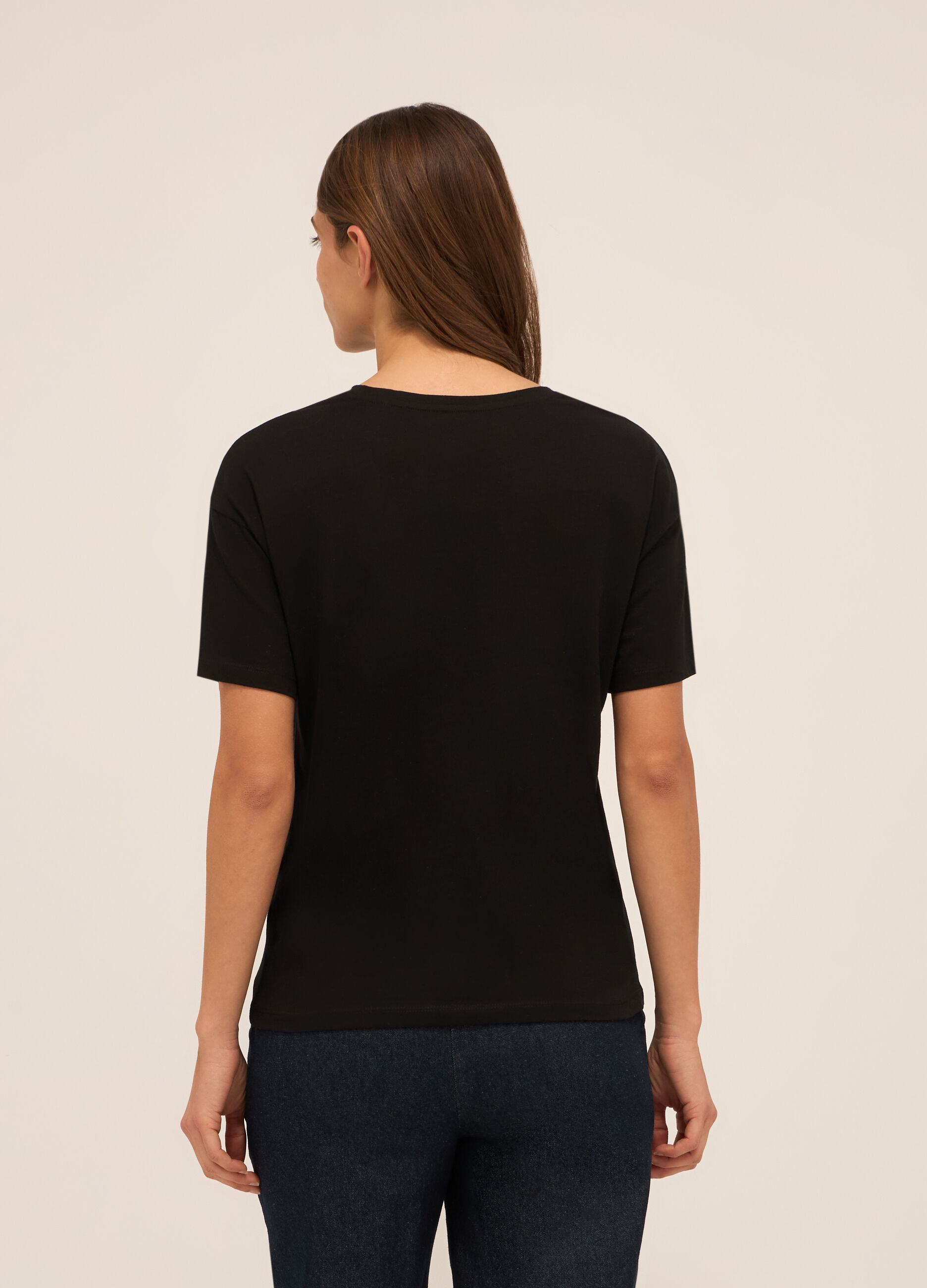 T-shirt in jersey di puro cotone donna 3 T-shirt in jersey di puro cotone donna