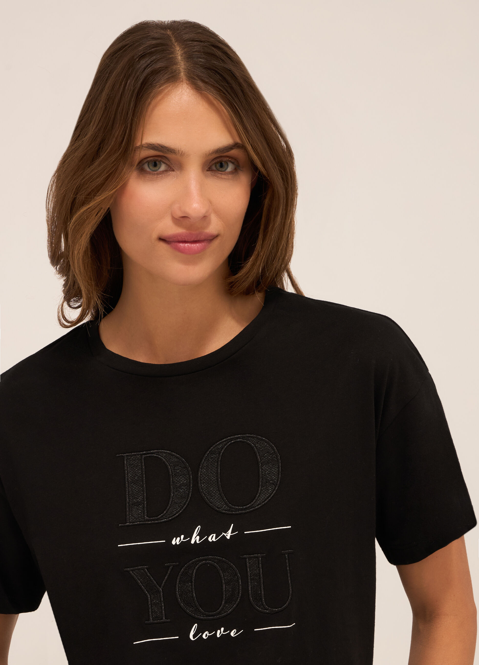 T-shirt in jersey di puro cotone donna 4 T-shirt in jersey di puro cotone donna