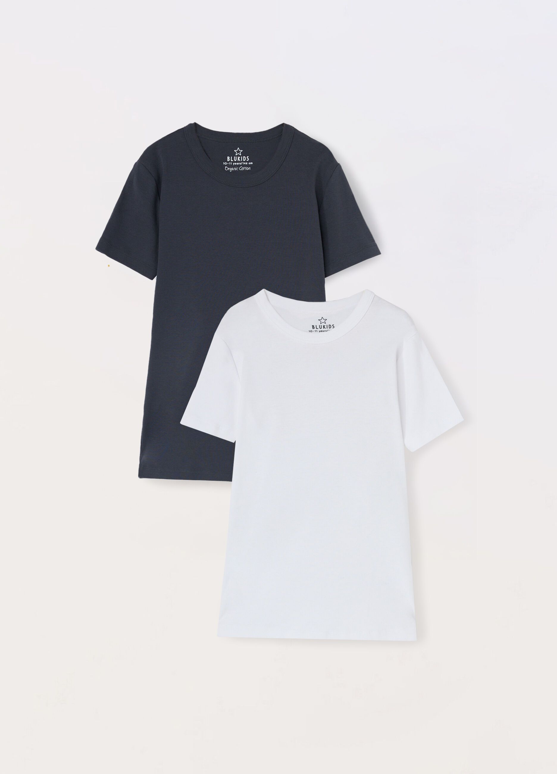 Pack 2 t-shirt in jersey di puro cotone ragazzo