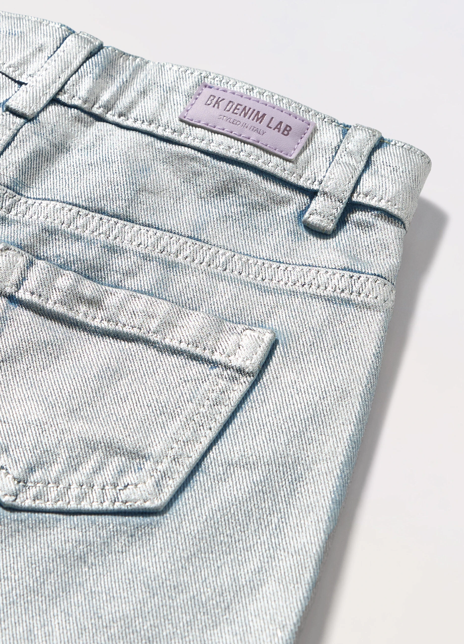 Minigonna in denim di puro cotone bambina 3 Minigonna in denim di puro cotone bambina
