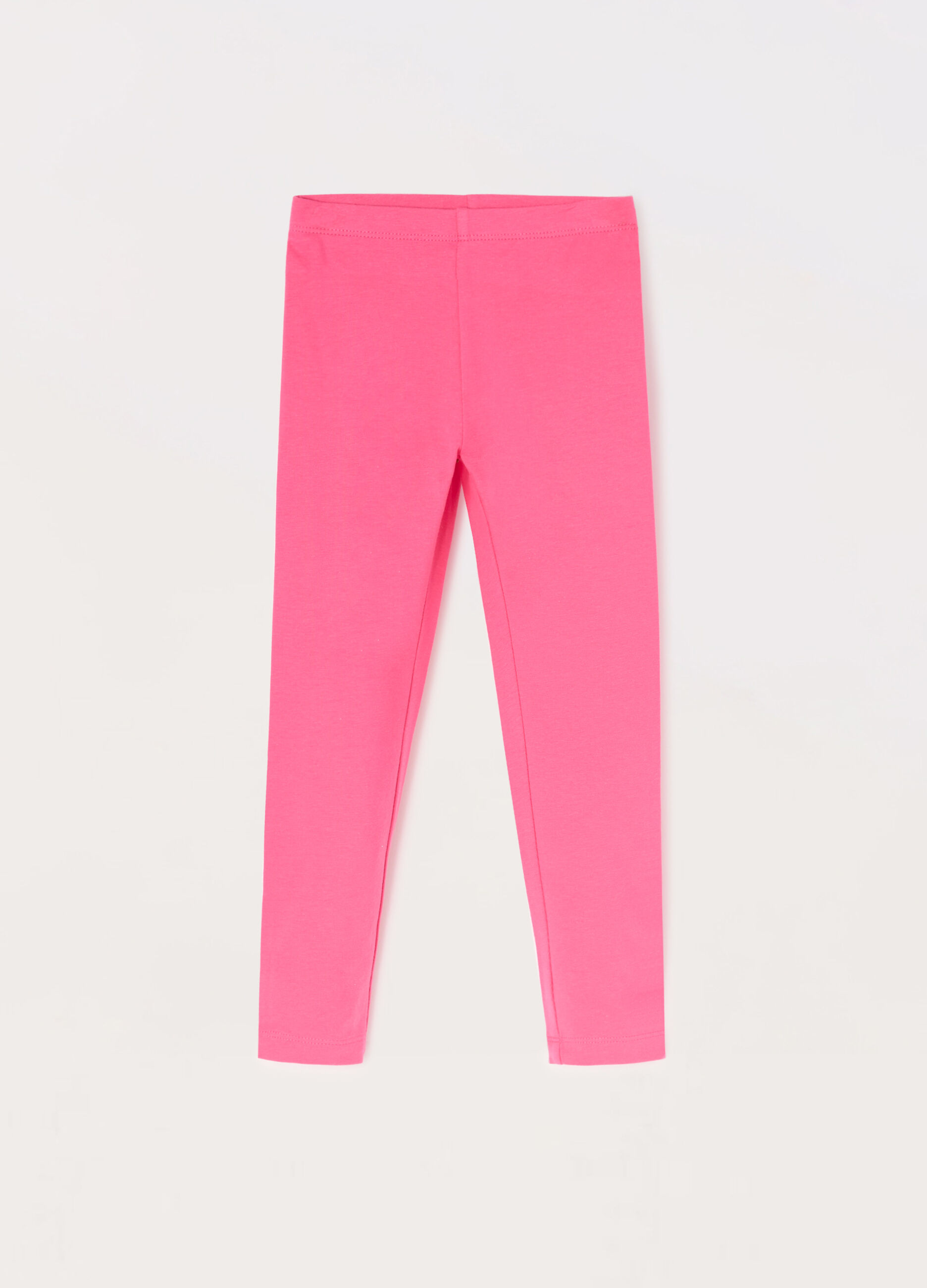 Leggings in cotone stretch bambina