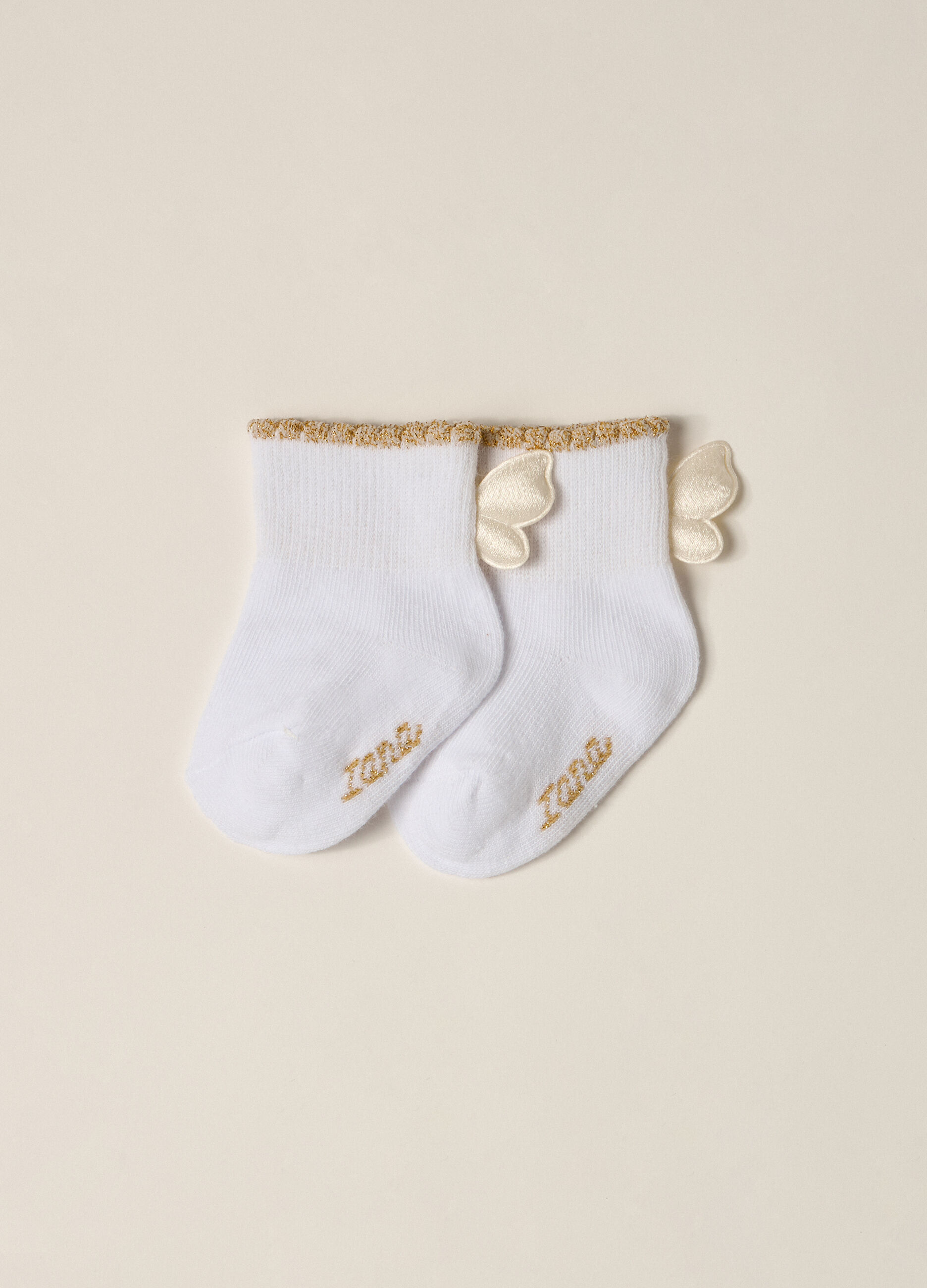 Calze corte in misto cotone IANA neonata 4 Calze corte in misto cotone IANA neonata