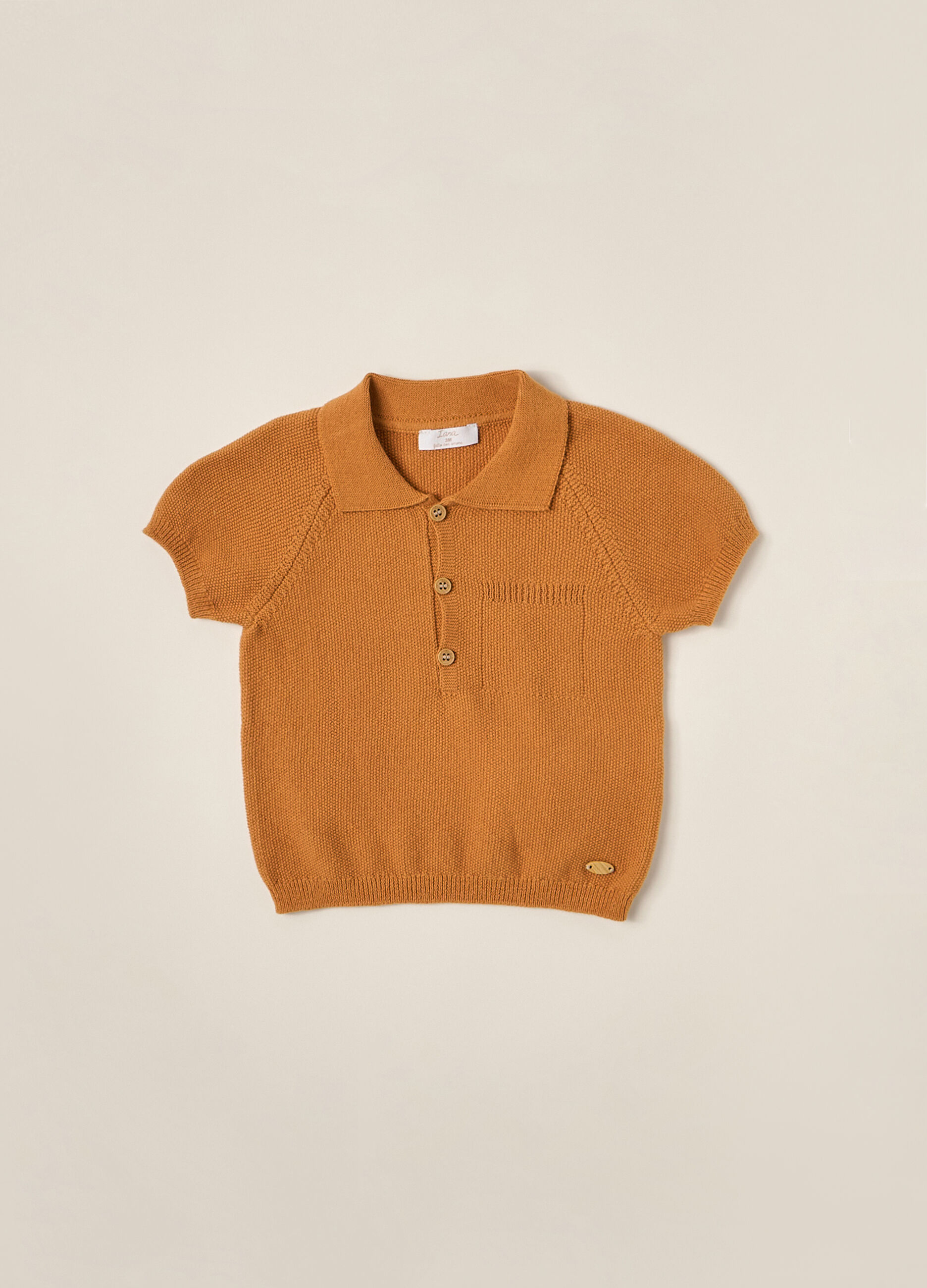 Polo tricot in puro cotone IANA neonato 3 Polo tricot in puro cotone IANA neonato