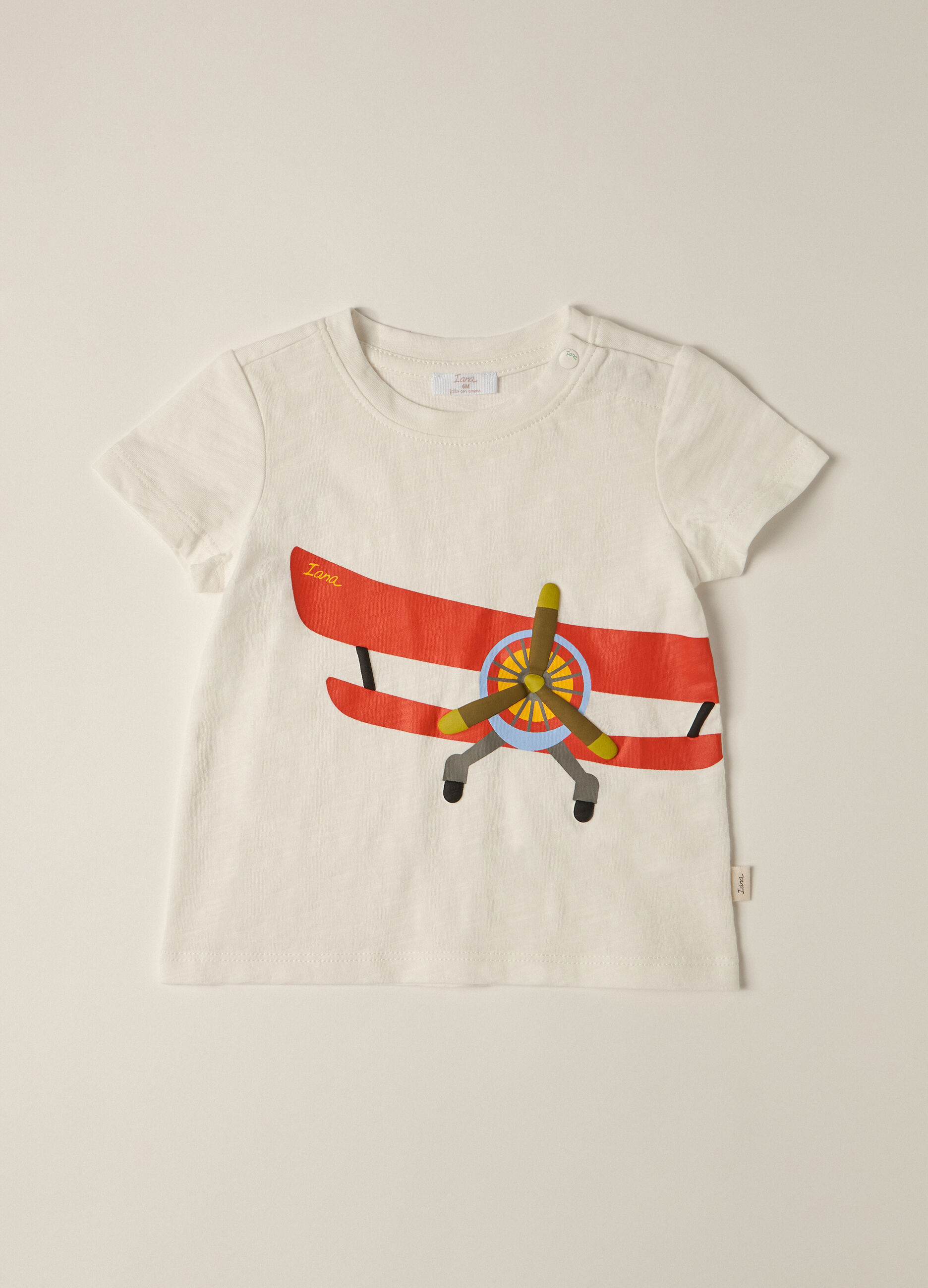 T-shirt in puro cotone IANA neonato