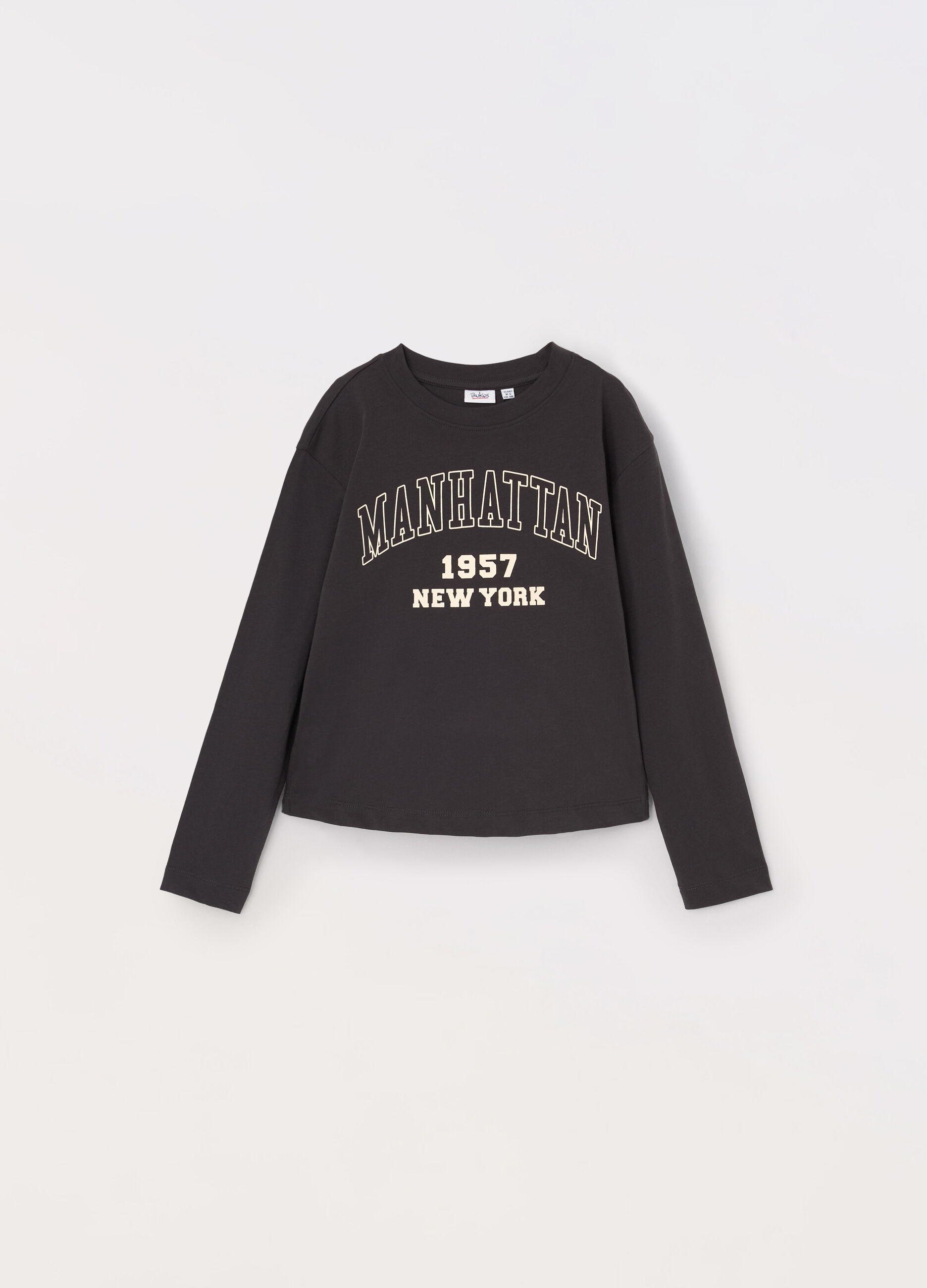 T-shirt in jersey di puro cotone ragazza