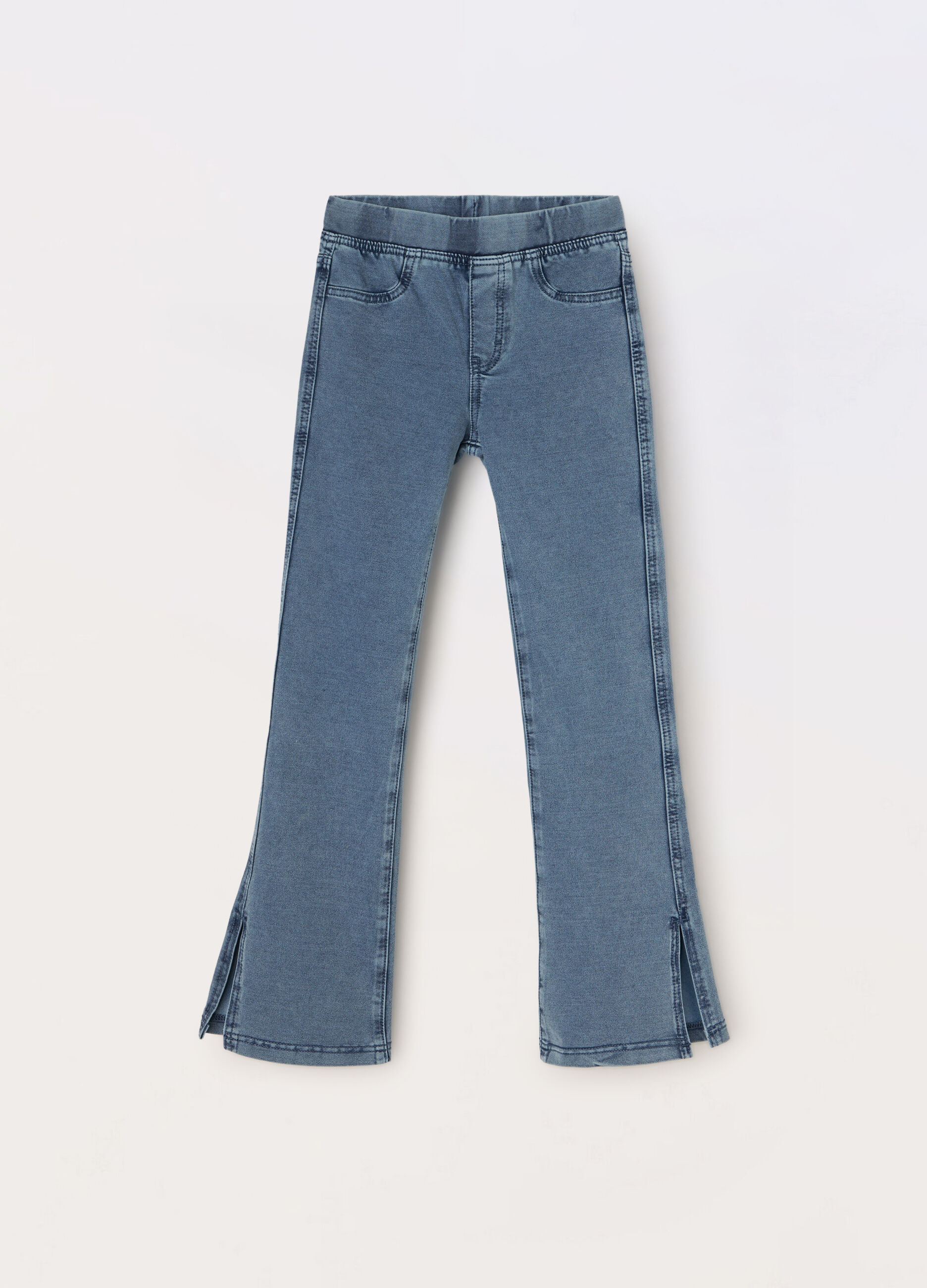 Jeggings flare fit in denim ragazza