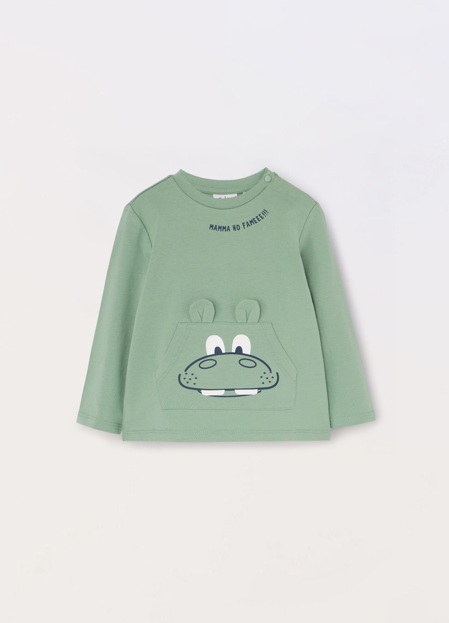 T-shirt in puro cotone neonato