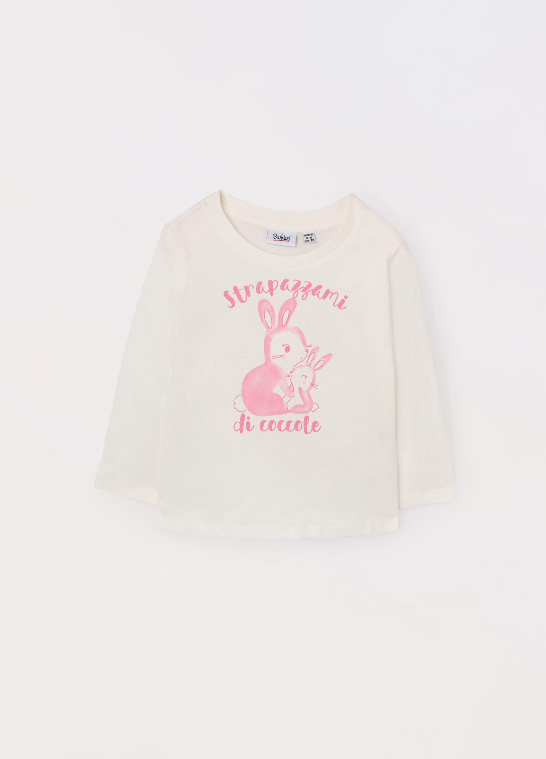 T-shirt in jersey di puro cotone neonata