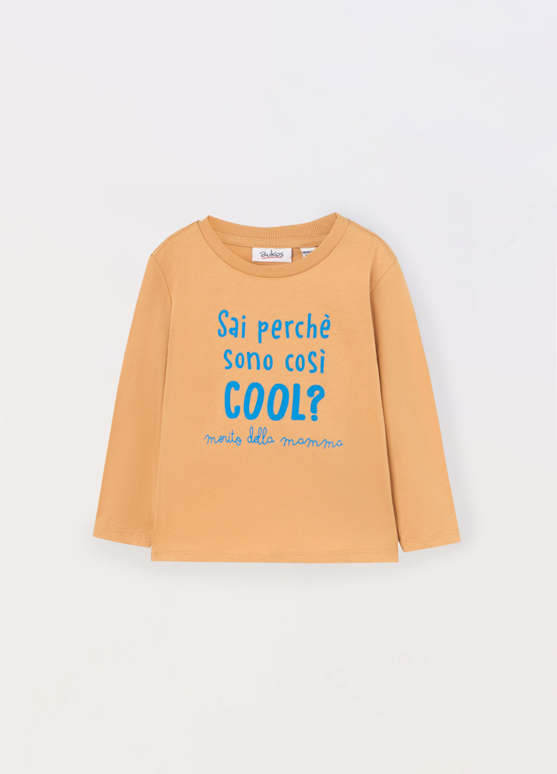 T-shirt in jersey di puro cotone neonato