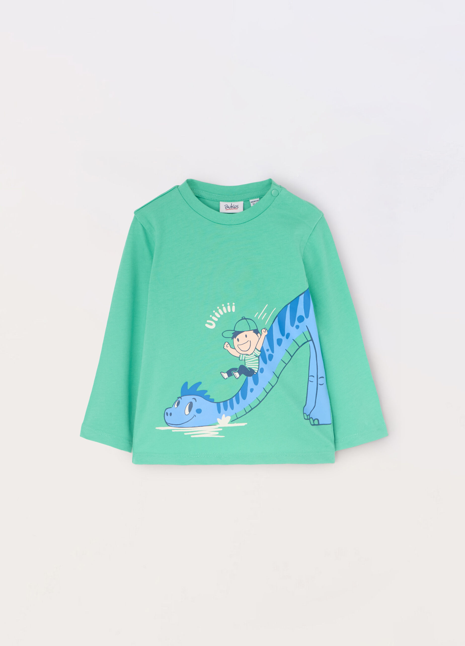 T-shirt in jersey di puro cotone neonato