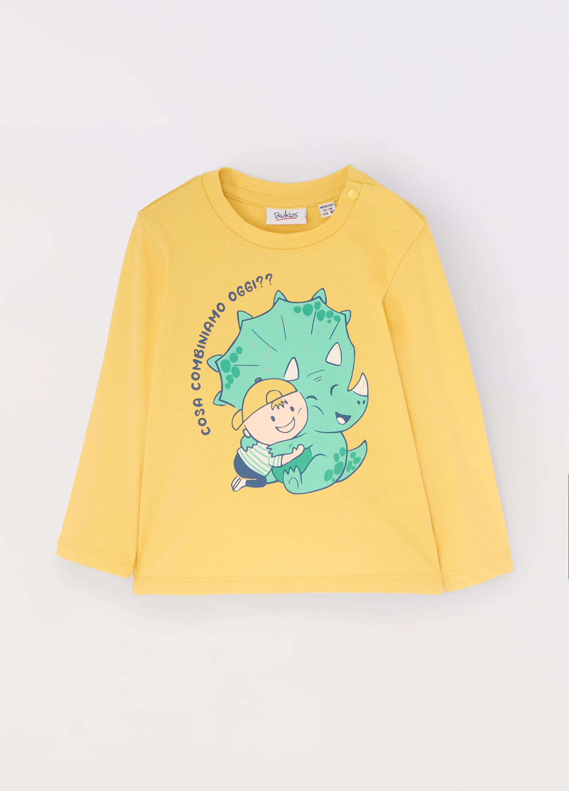 T-shirt in jersey di puro cotone neonato