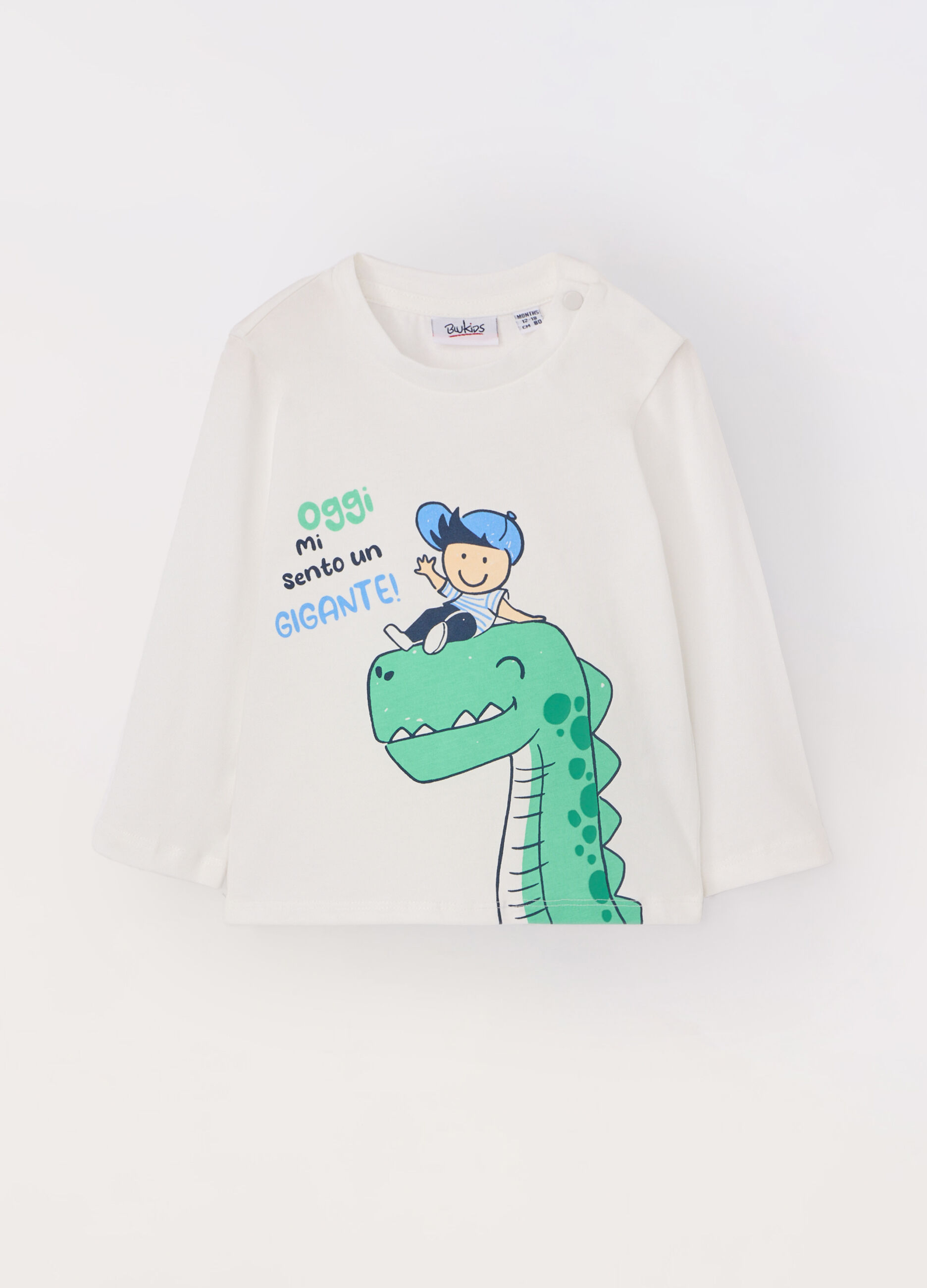 T-shirt in jersey di puro cotone neonato