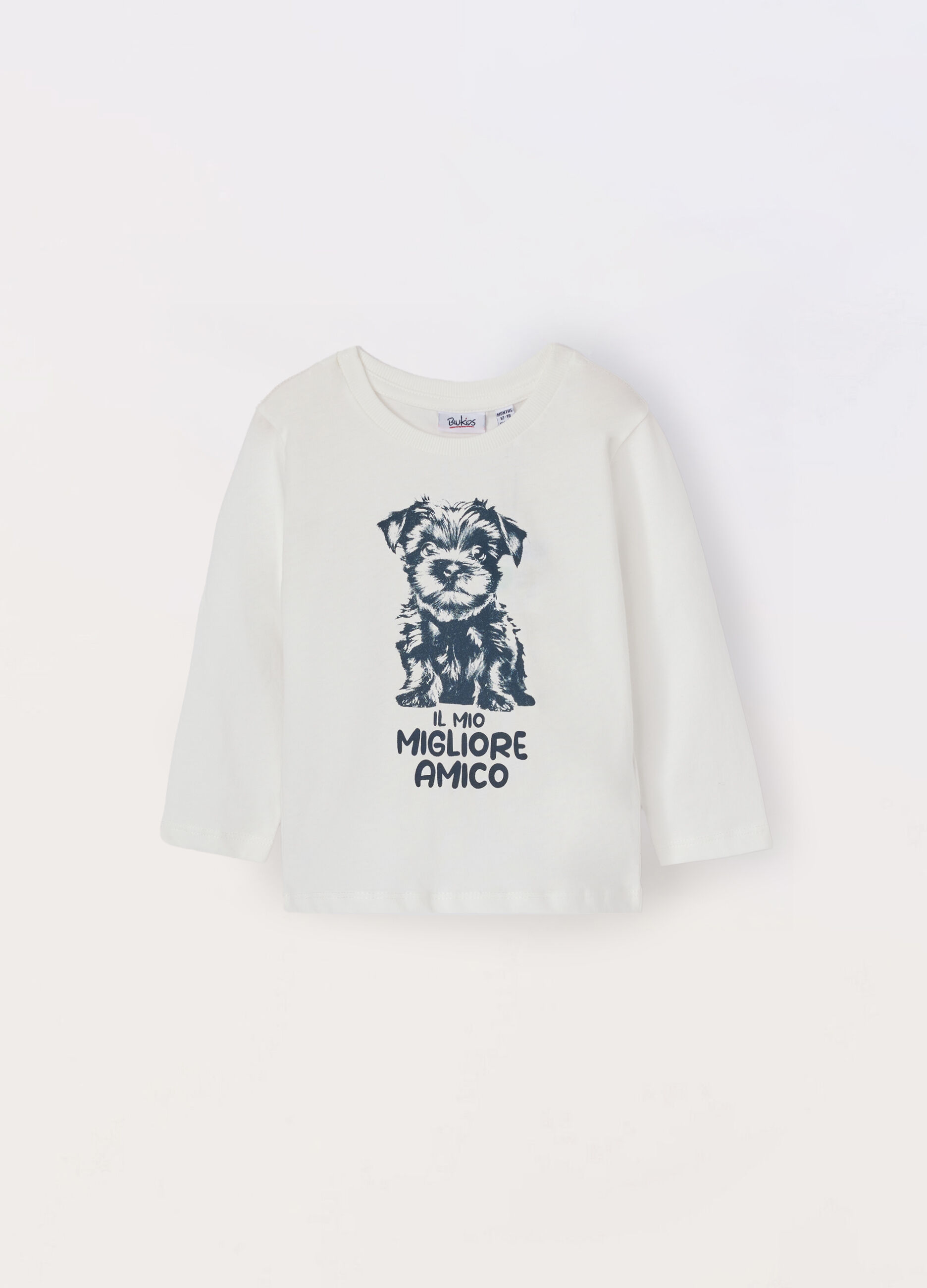 T-shirt in jersey di puro cotone neonato
