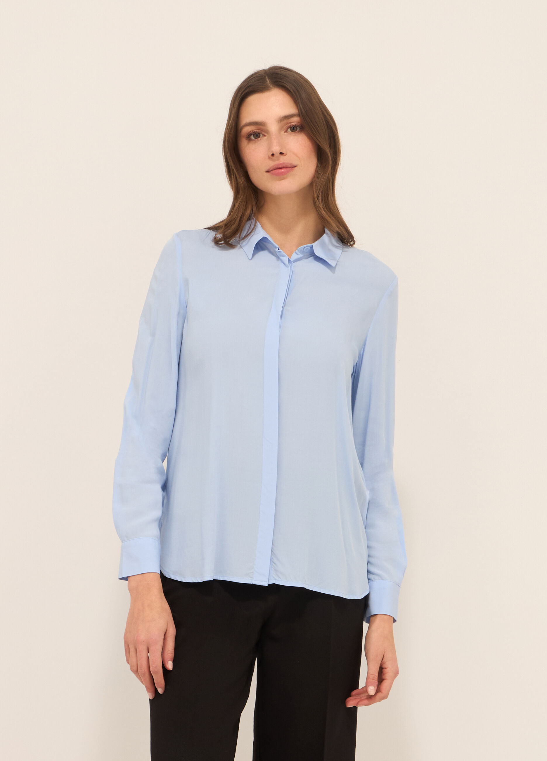 Camicia in pura viscosa donna