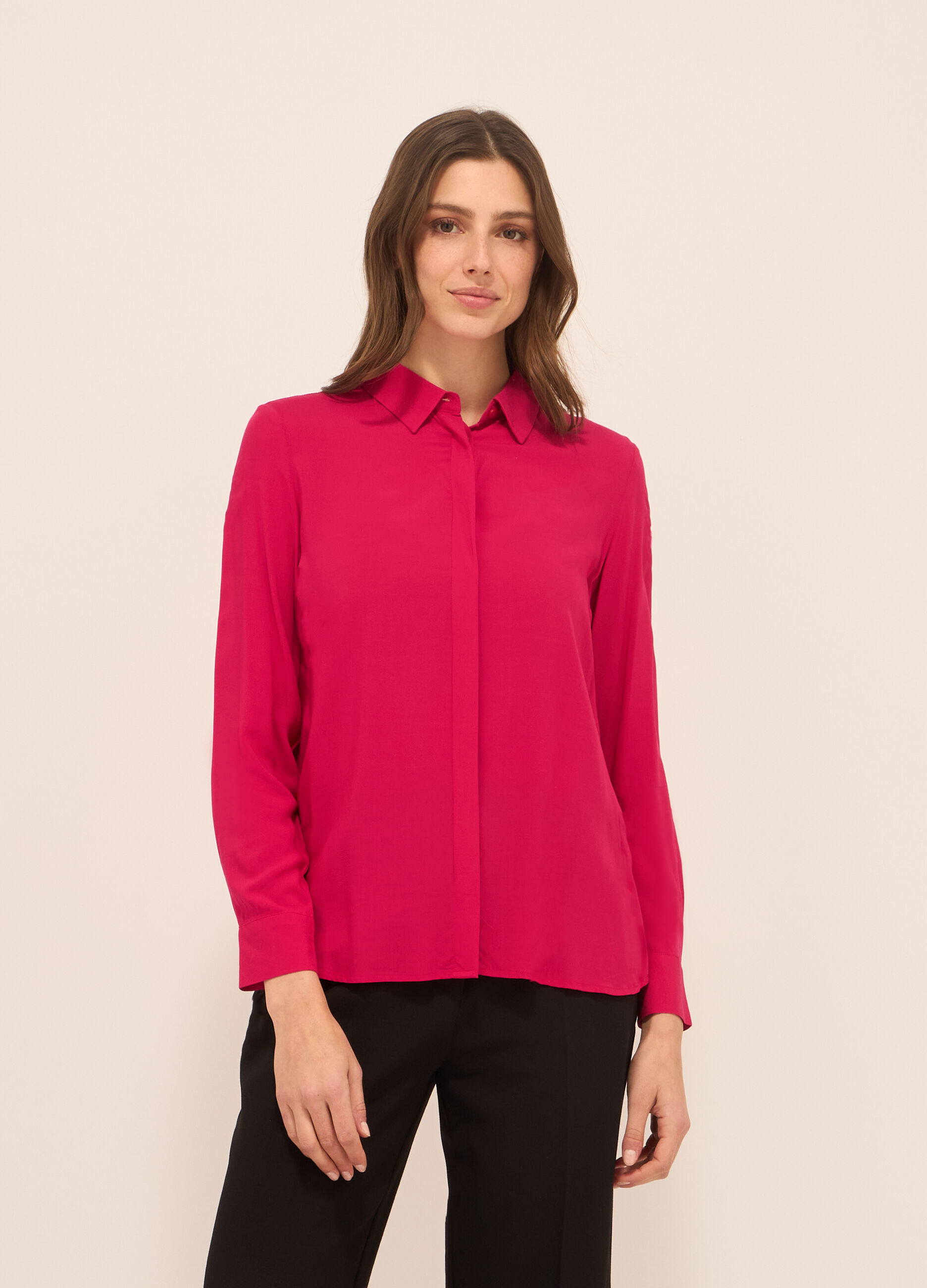Camicia in pura viscosa donna
