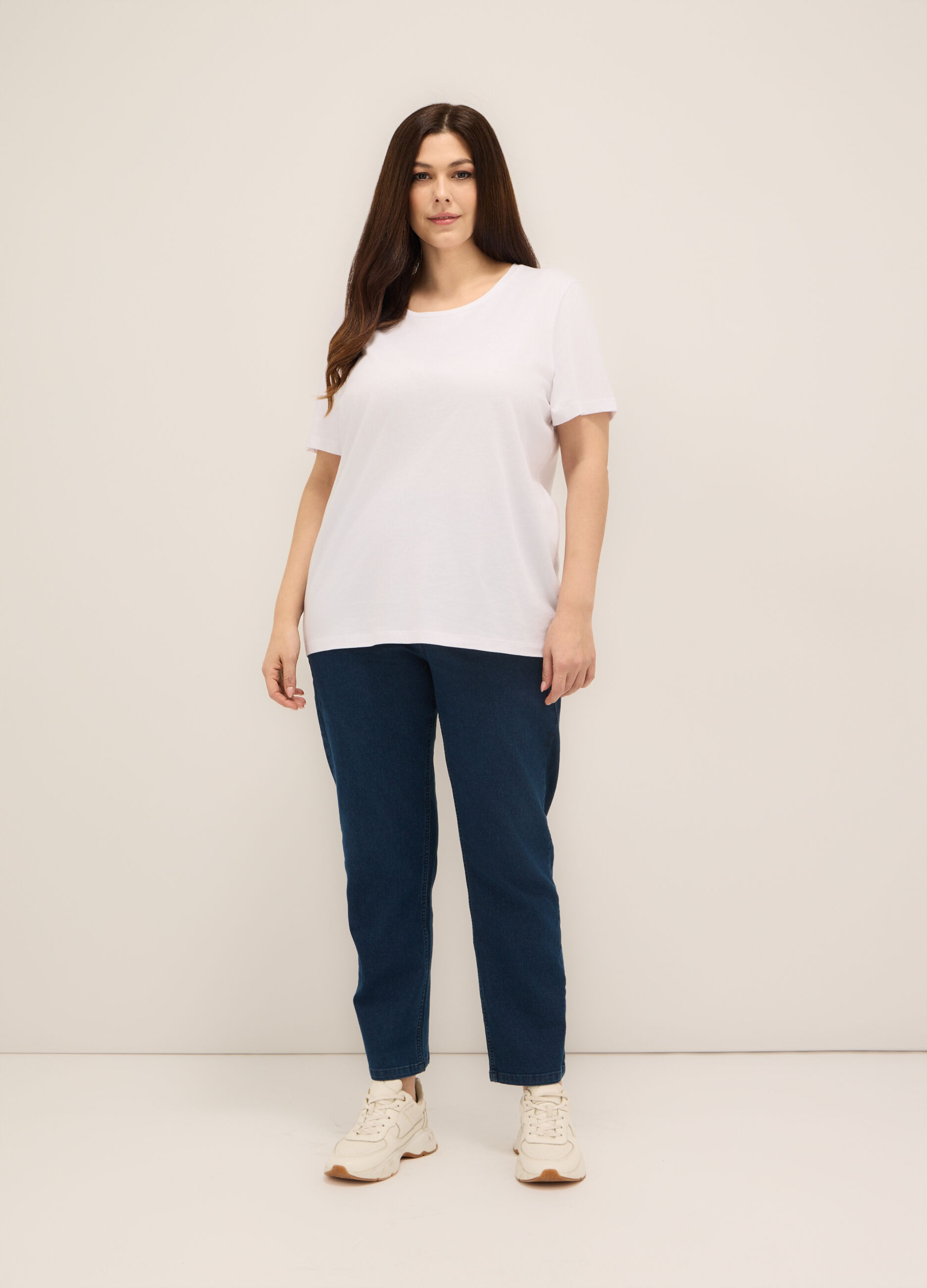 Jeggings in stretch denim donna curvy