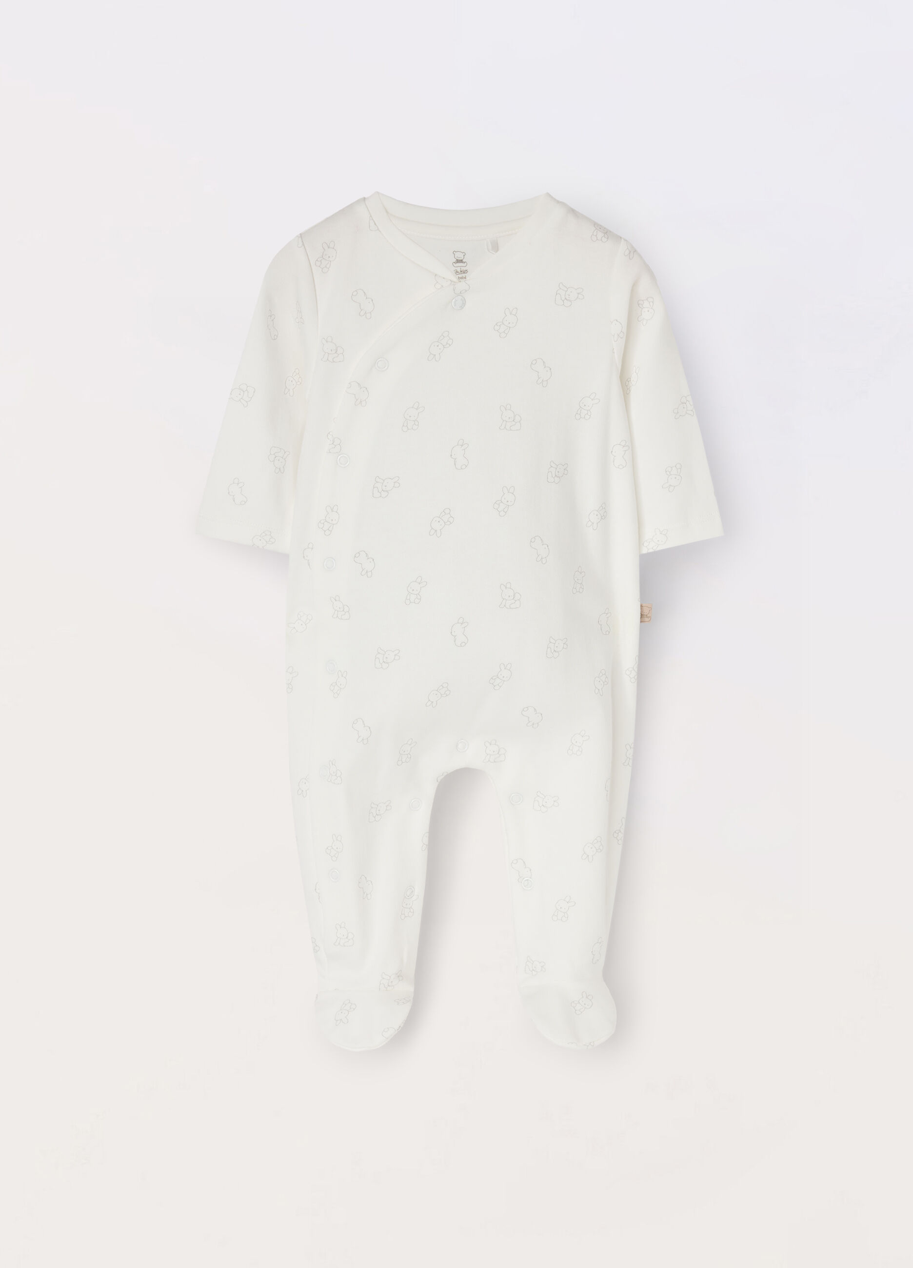 Tutina in puro cotone interlock neonati