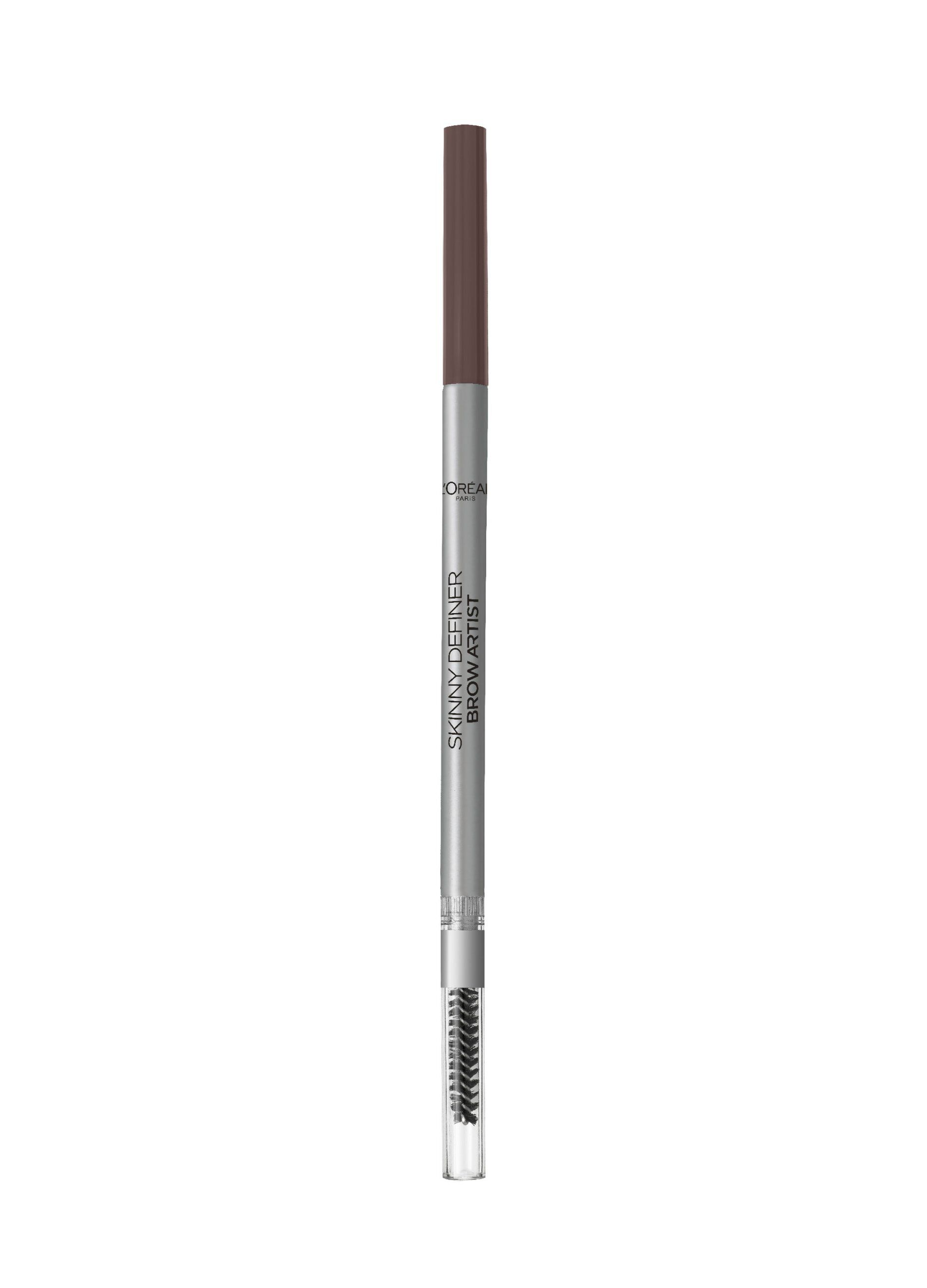 L'OrÃ©al Paris Matita Automatica Sopracciglia Brow Artist Le Skinny, Punta extra sottile da 1,5 mm, Tratto Ultra Preciso, 104 Chatain.