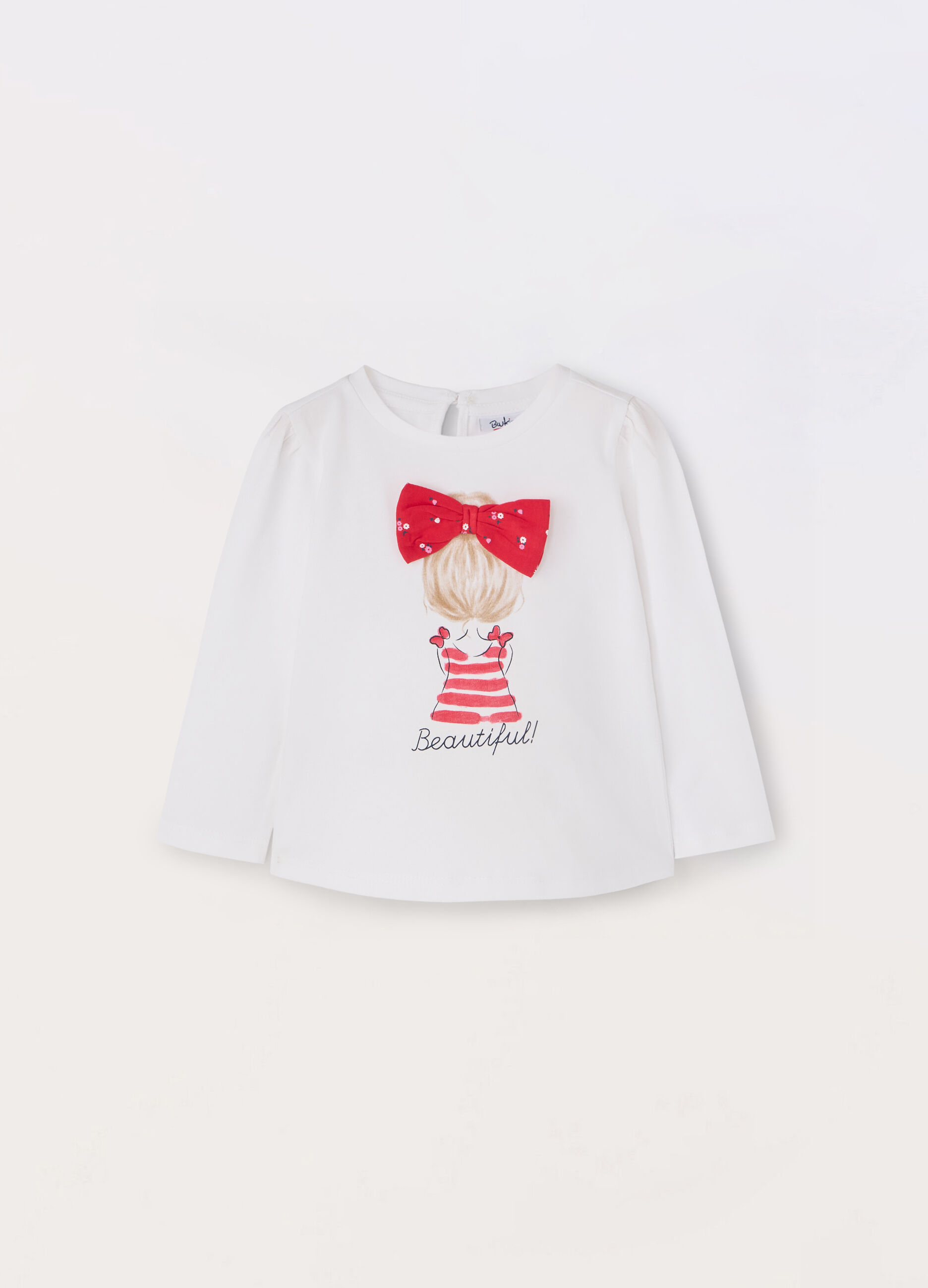 T-shirt in puro cotone neonata