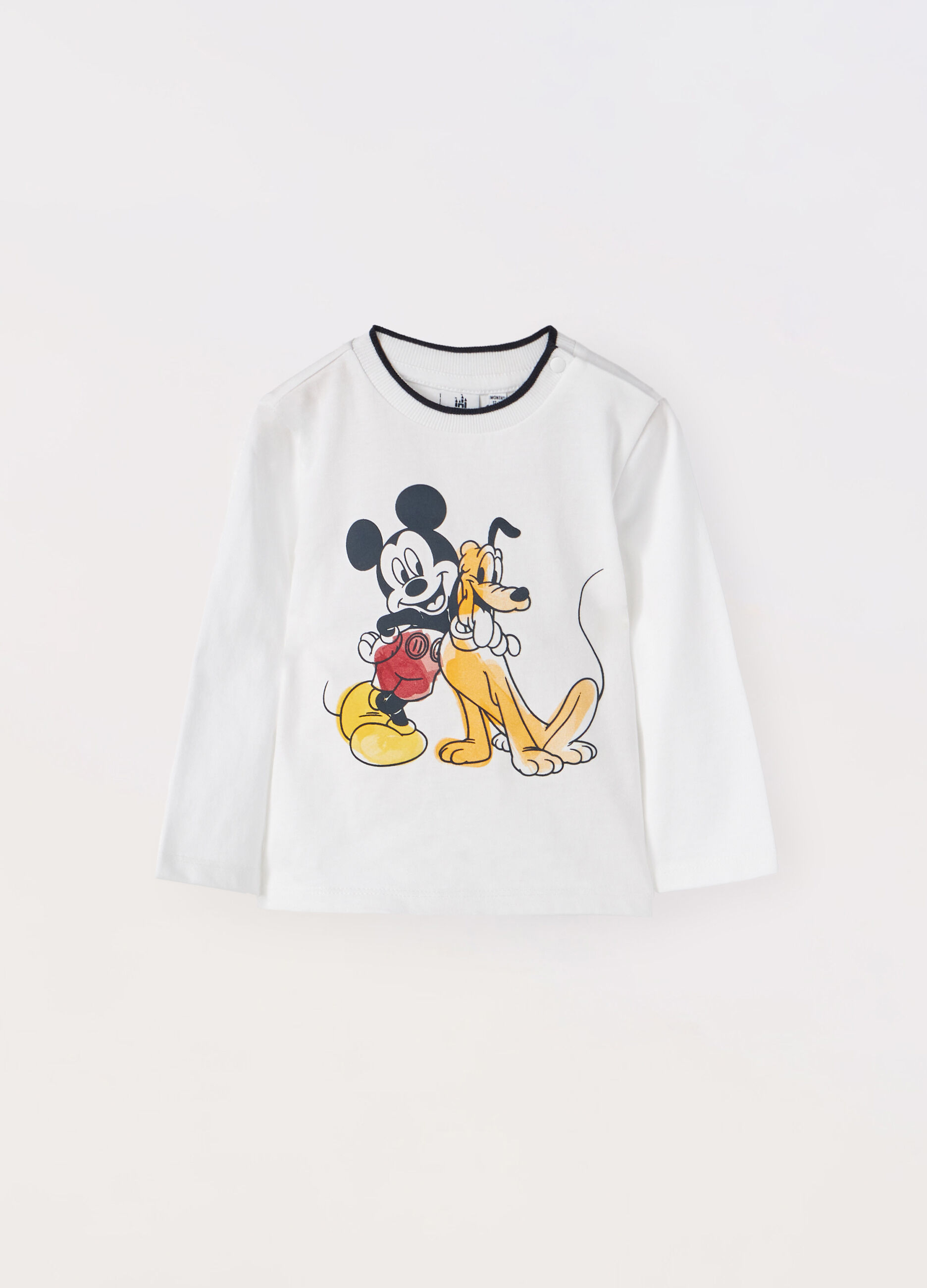T-shirt in jersey di puro cotone neonato