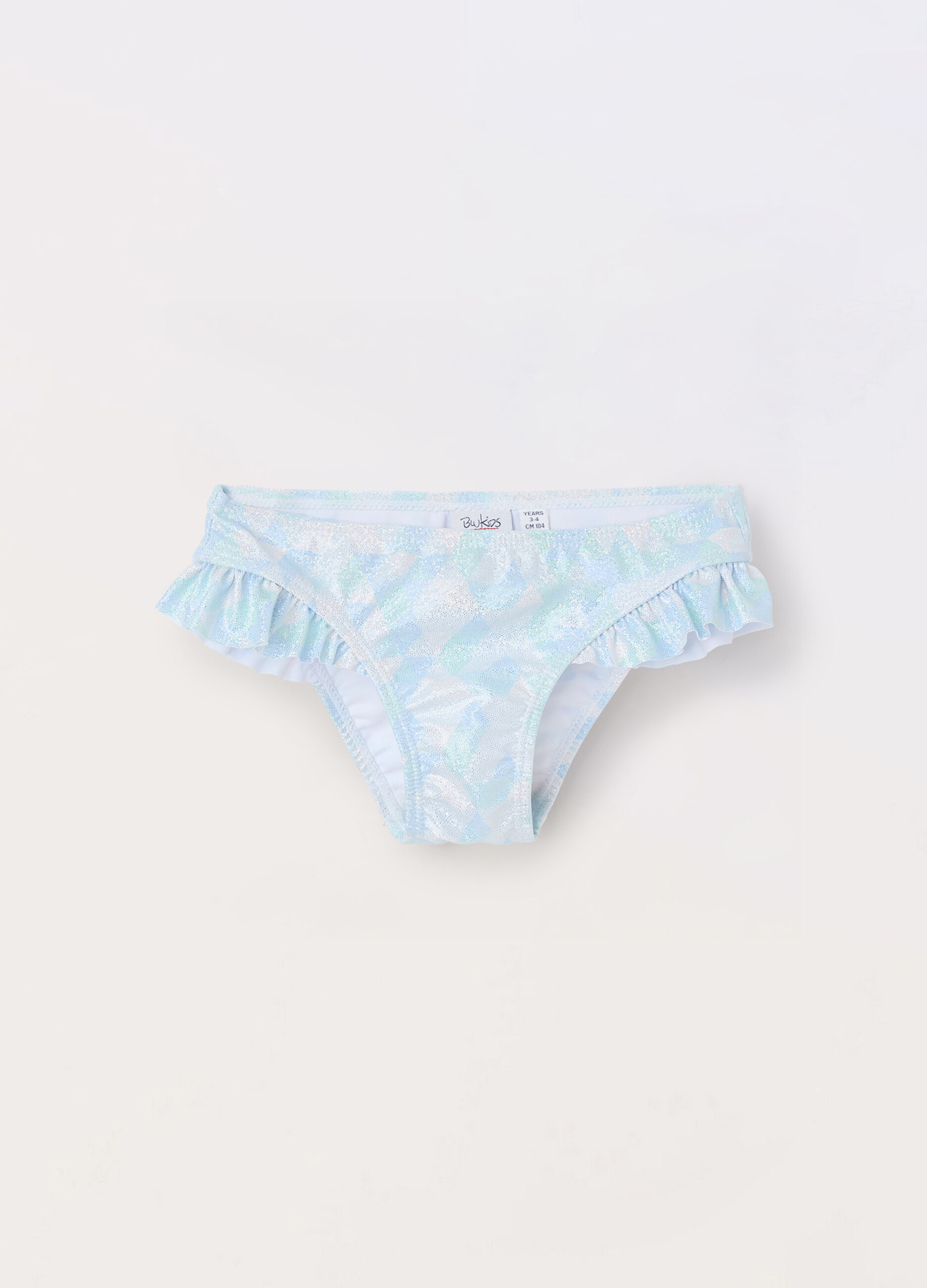 Costume slip con stampa bambina