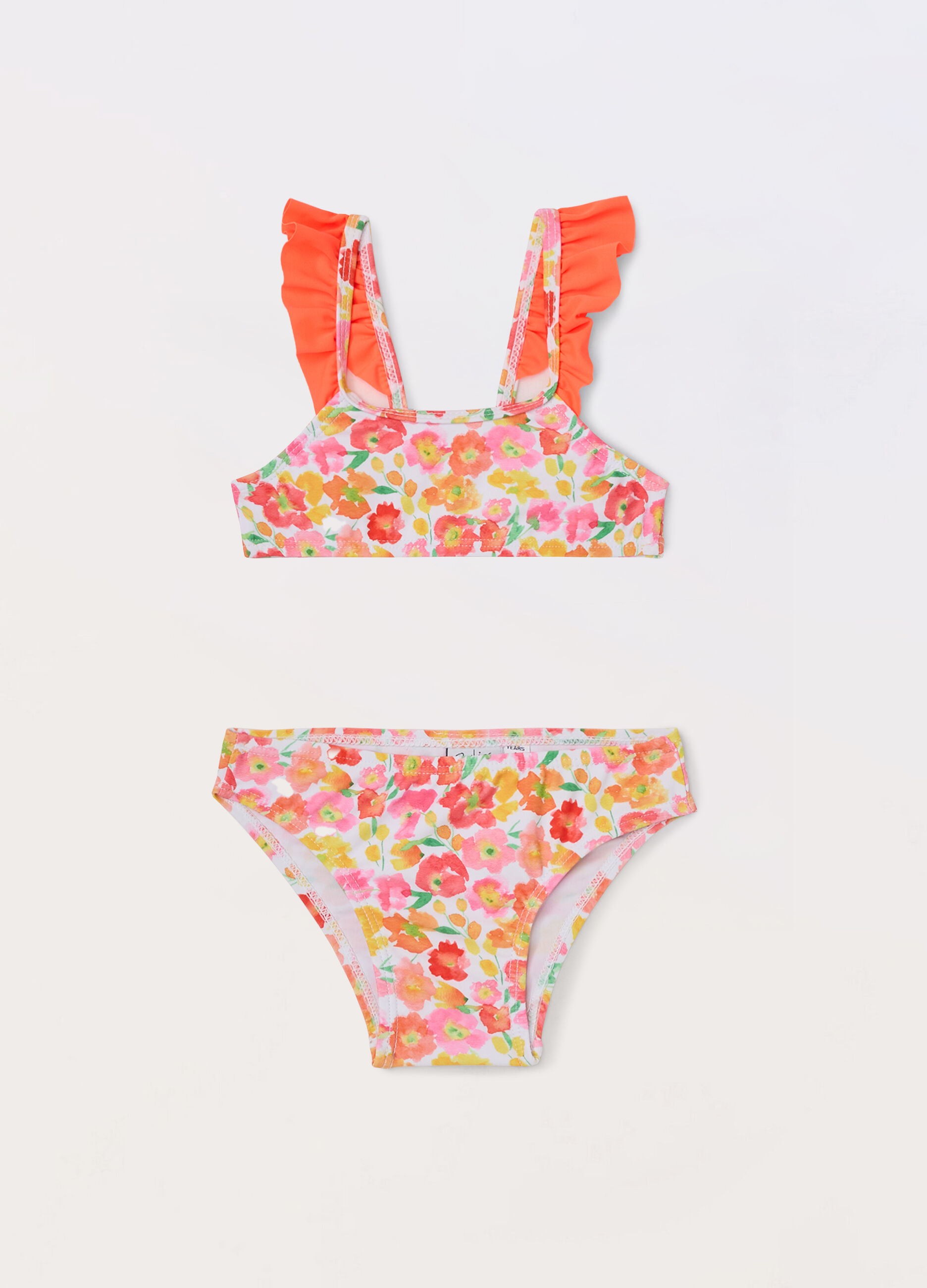 Costume bikini floreale neonata