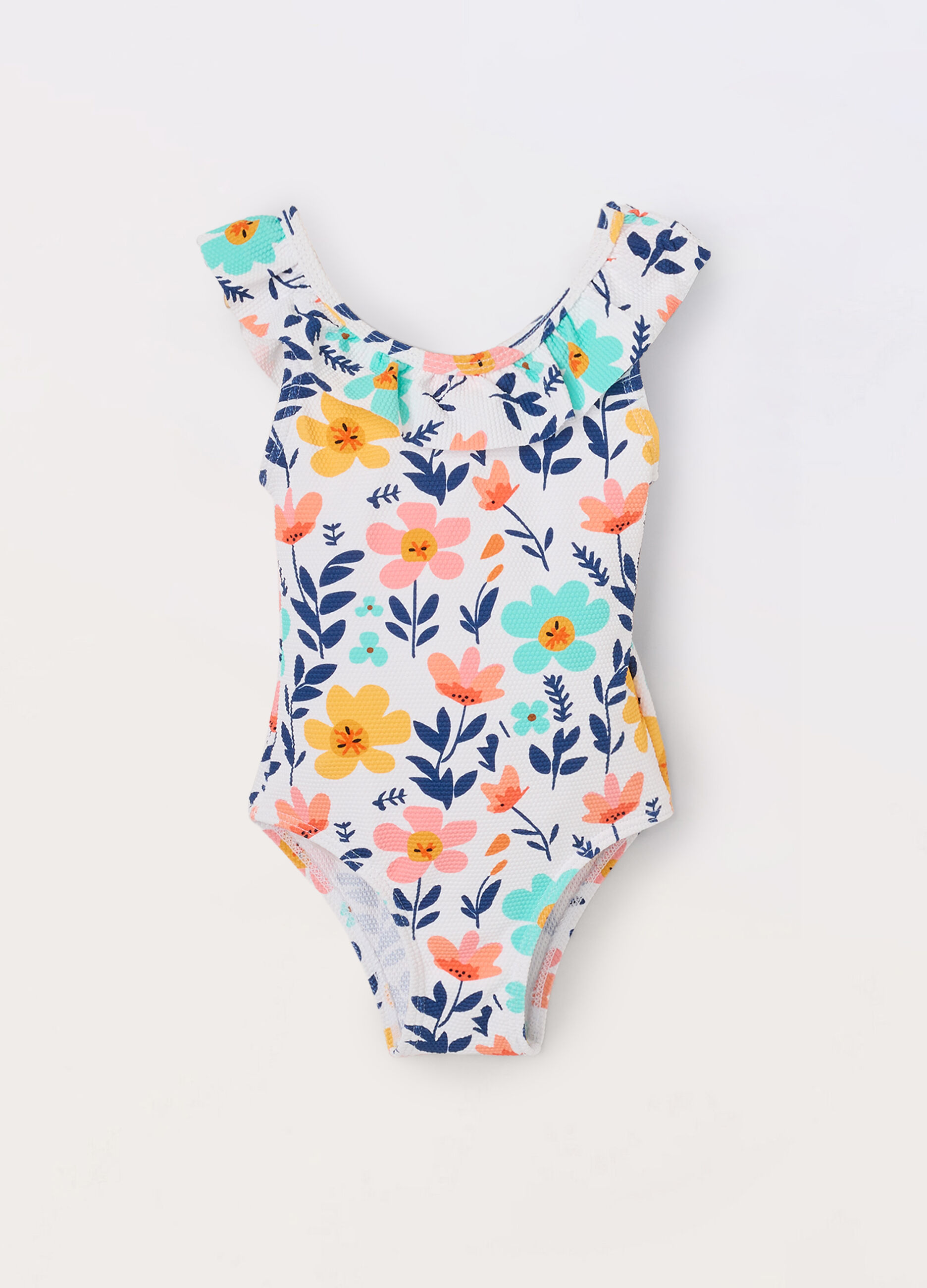 Costume intero florale neonata