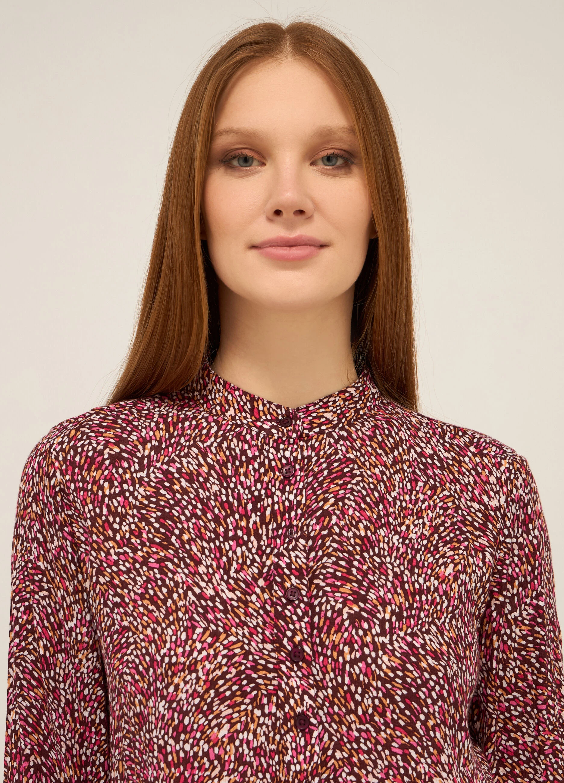 Blusa crepe in pura viscosa donna 4 Blusa crepe in pura viscosa donna