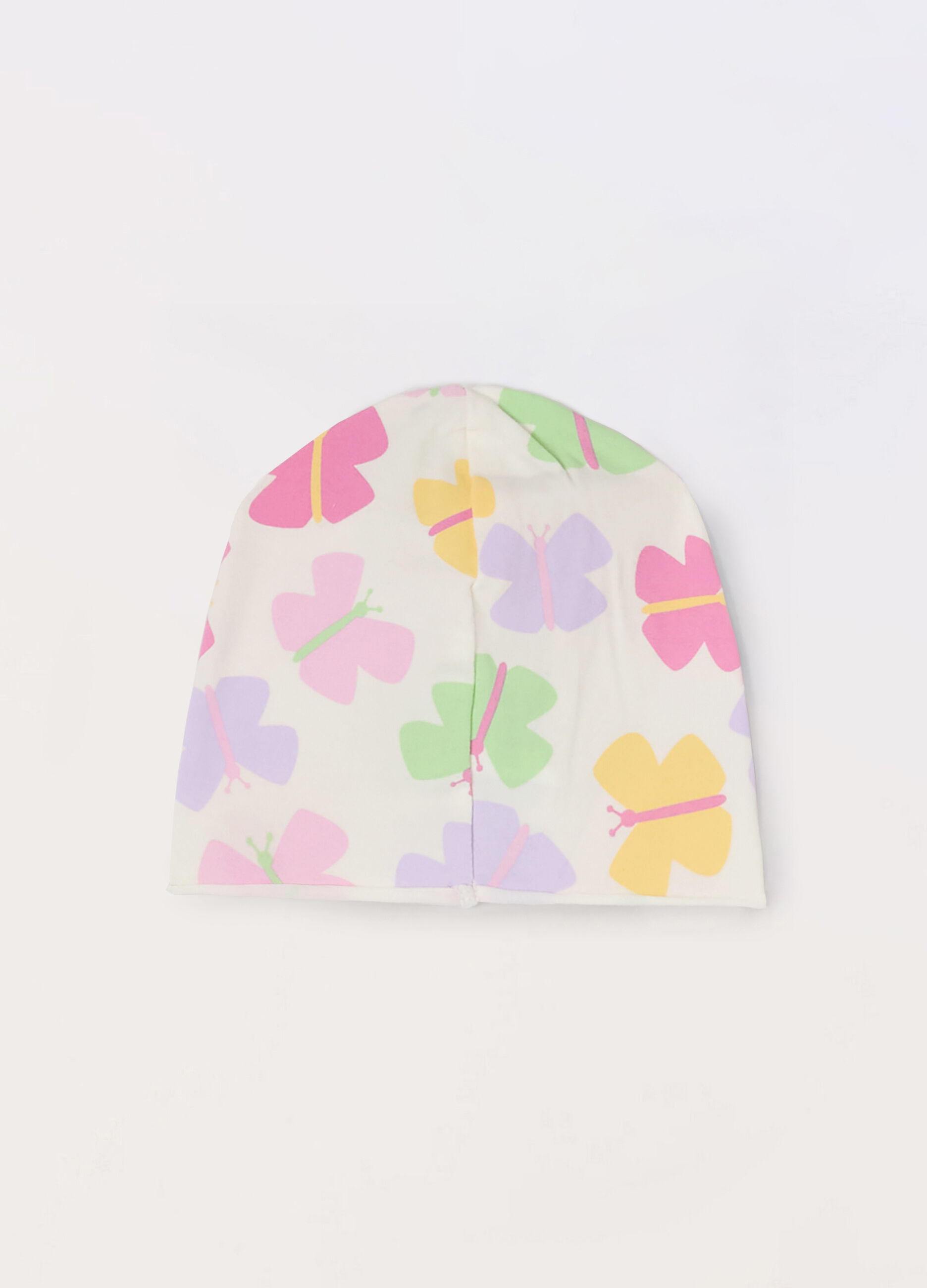 Berrettino in cotone stretch neonata