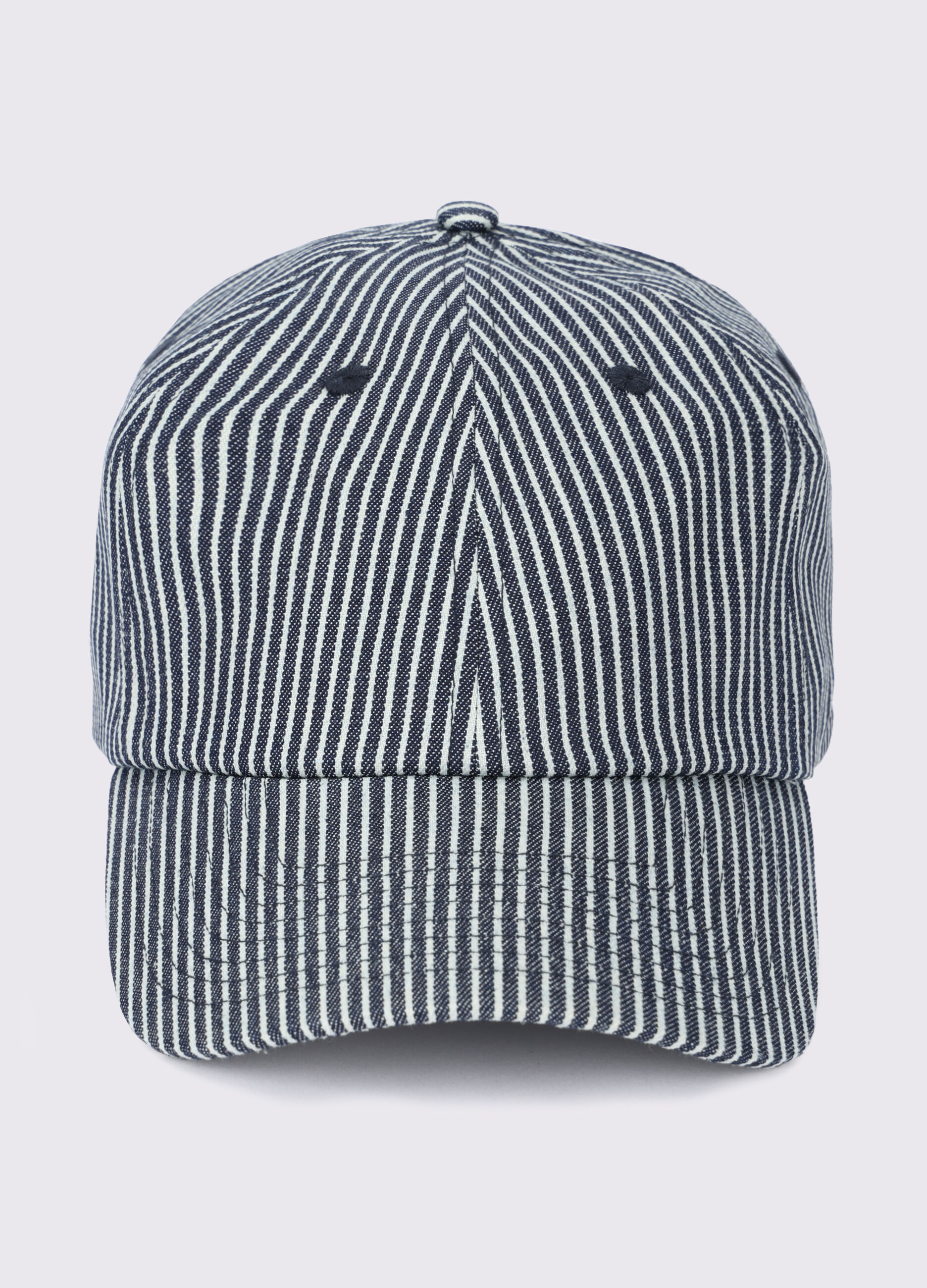 Cappello baseball in cotone a righe uomo
