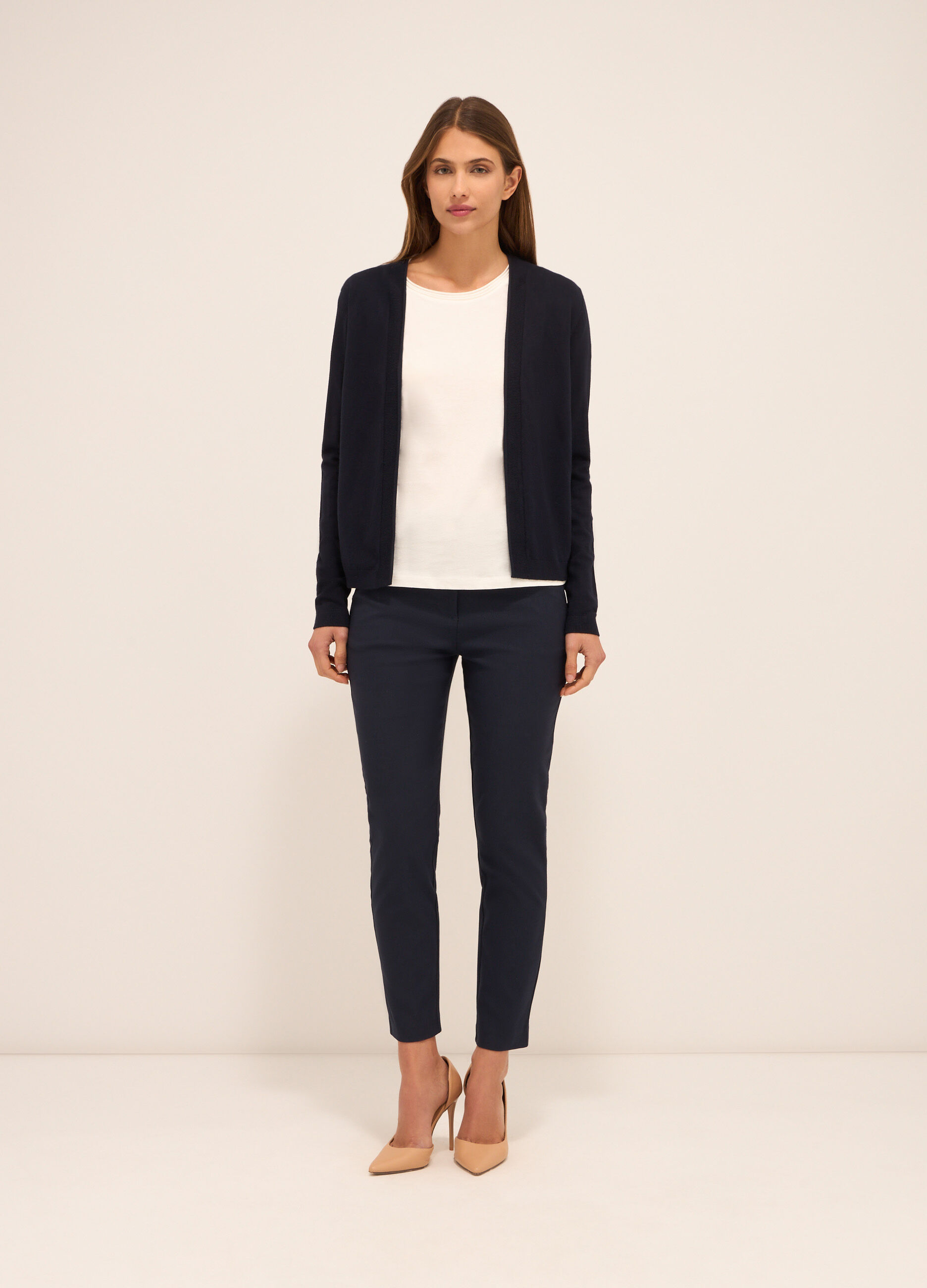 Cardigan misto viscosa donna