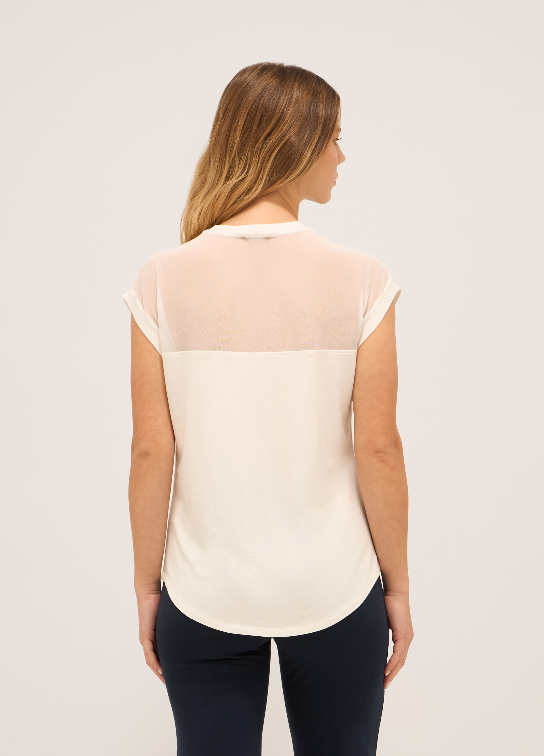 T-shirt in jersey di viscosa stretch donna 3 T-shirt in jersey di viscosa stretch donna