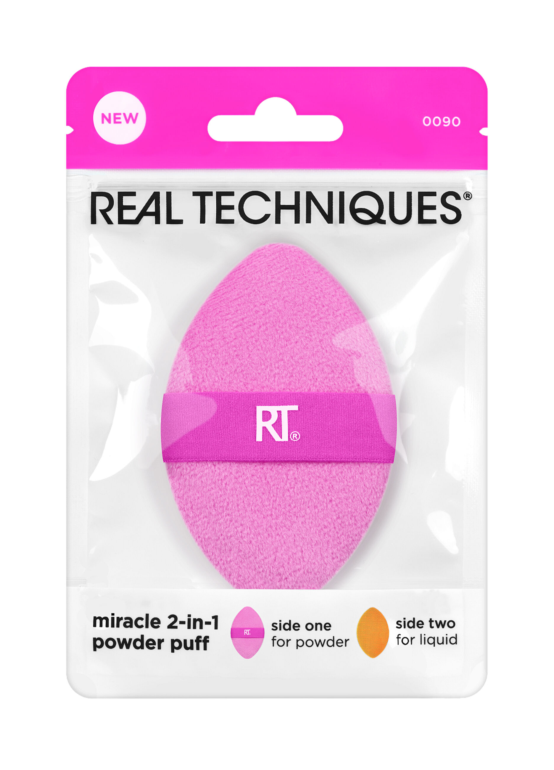 1 puff per il trucco multiuso a doppia texture
