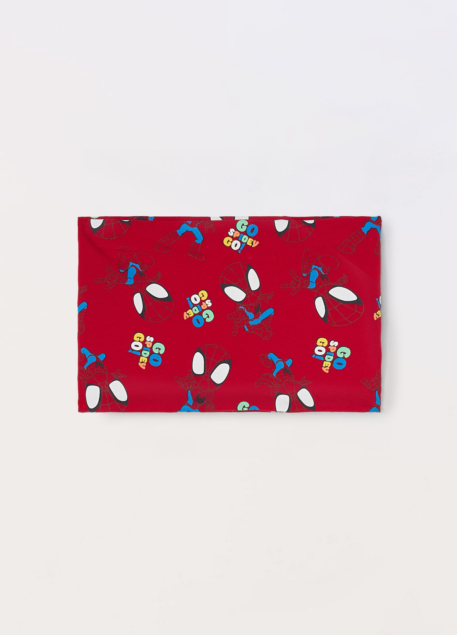 Scaldacollo Spidey in french terry stretch neonato