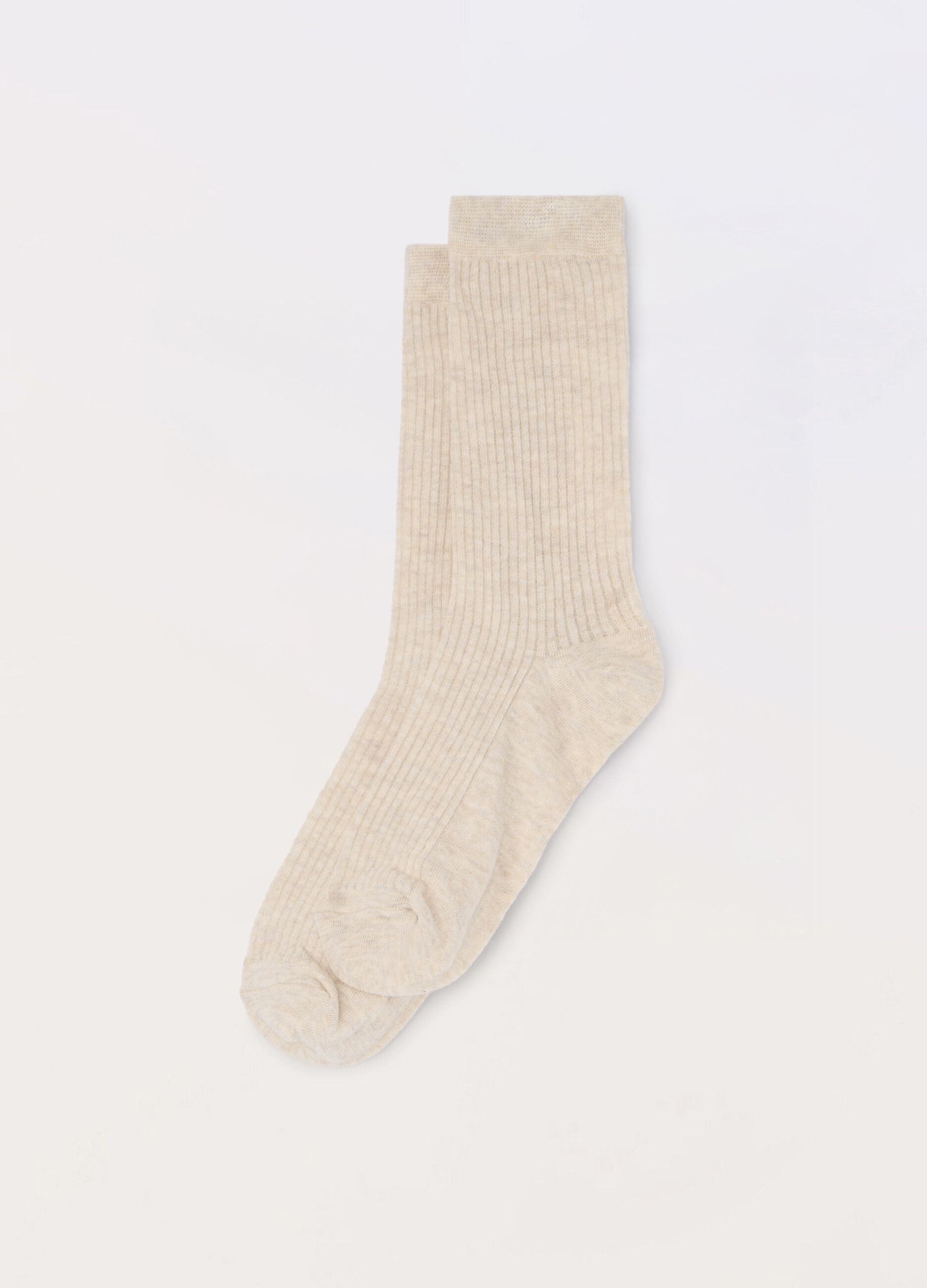 Calze in costina di misto cotone donna