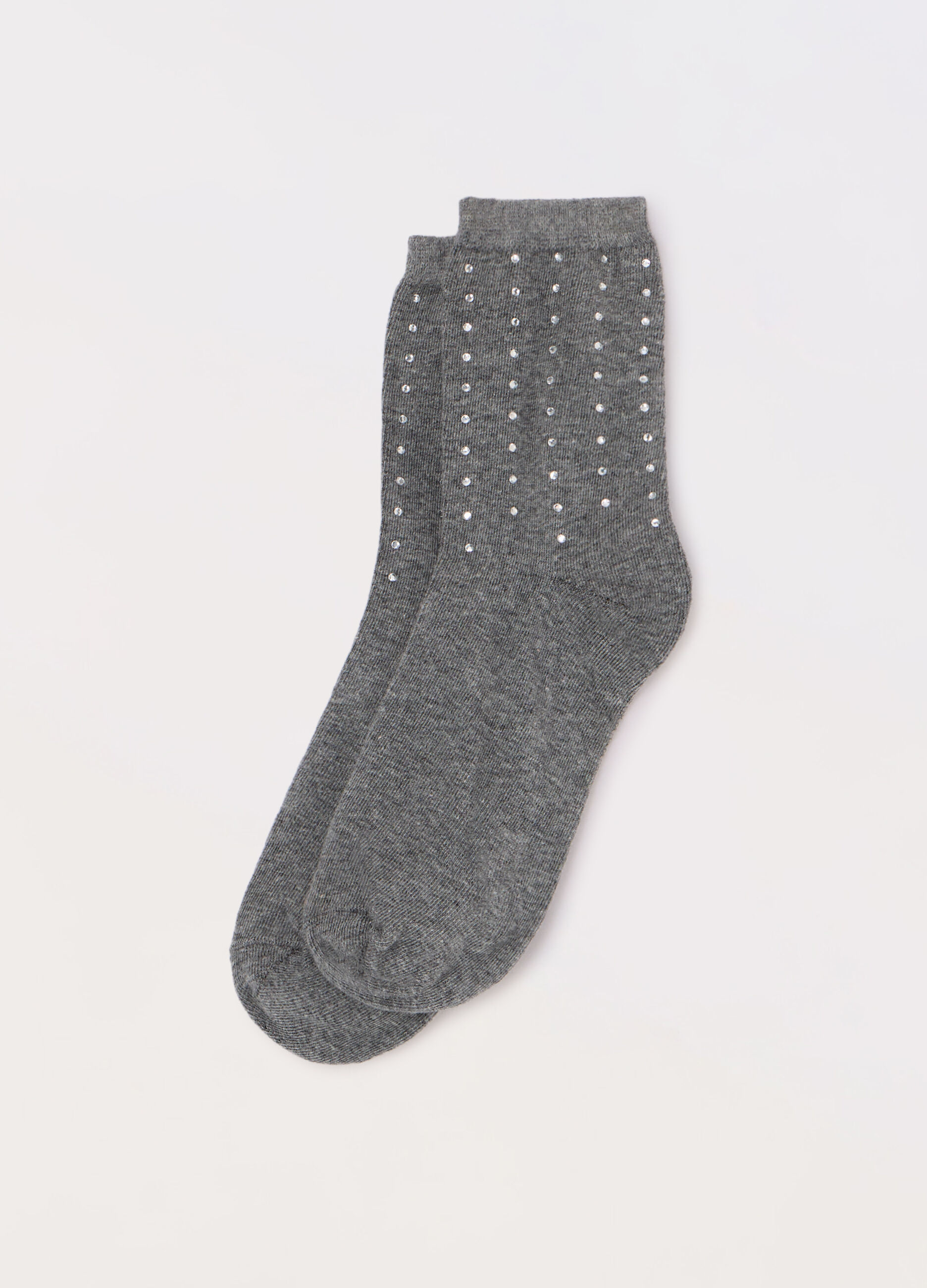 Calze lunghe con strass donna