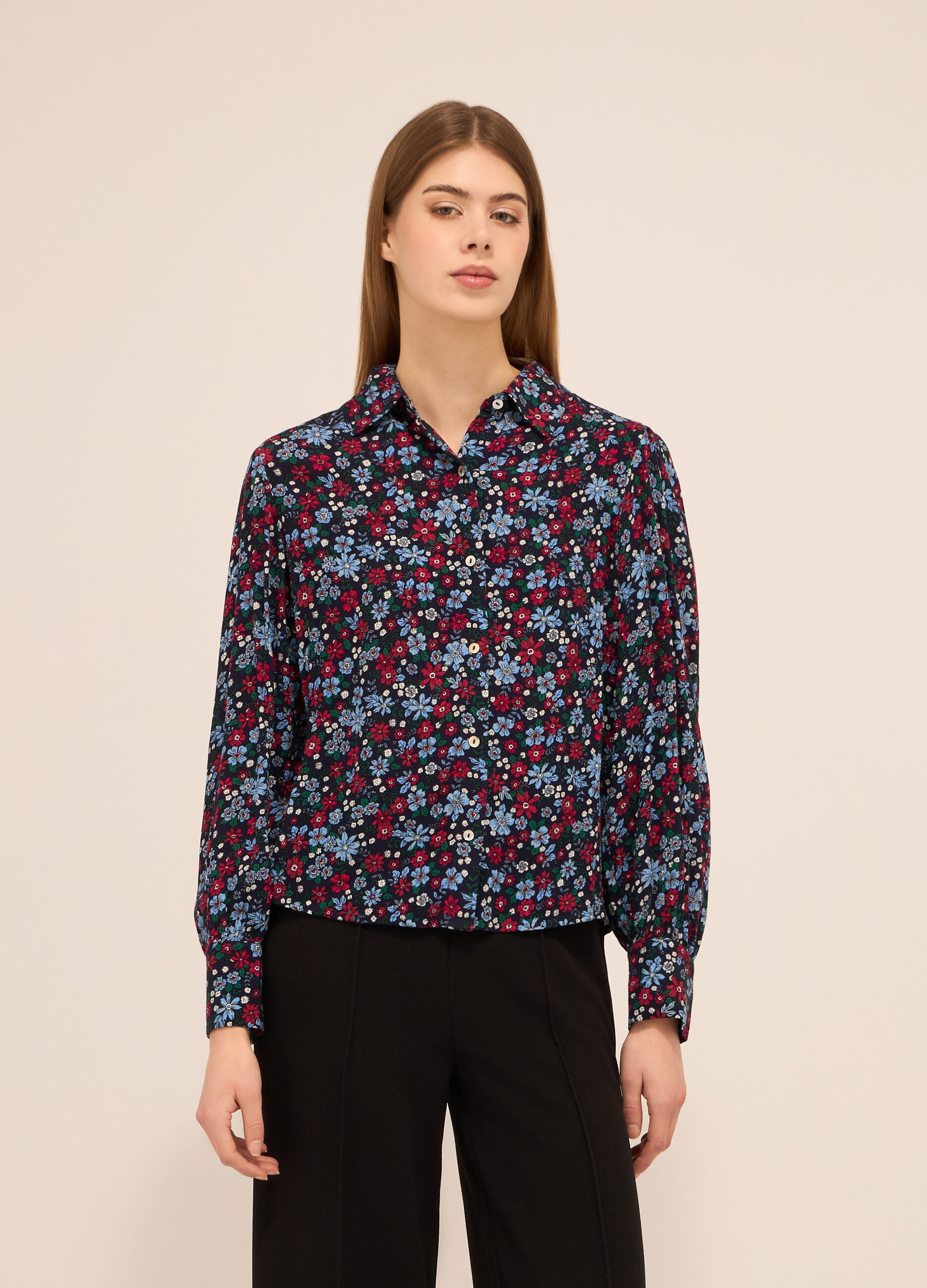 Camicia in pura viscosa donna