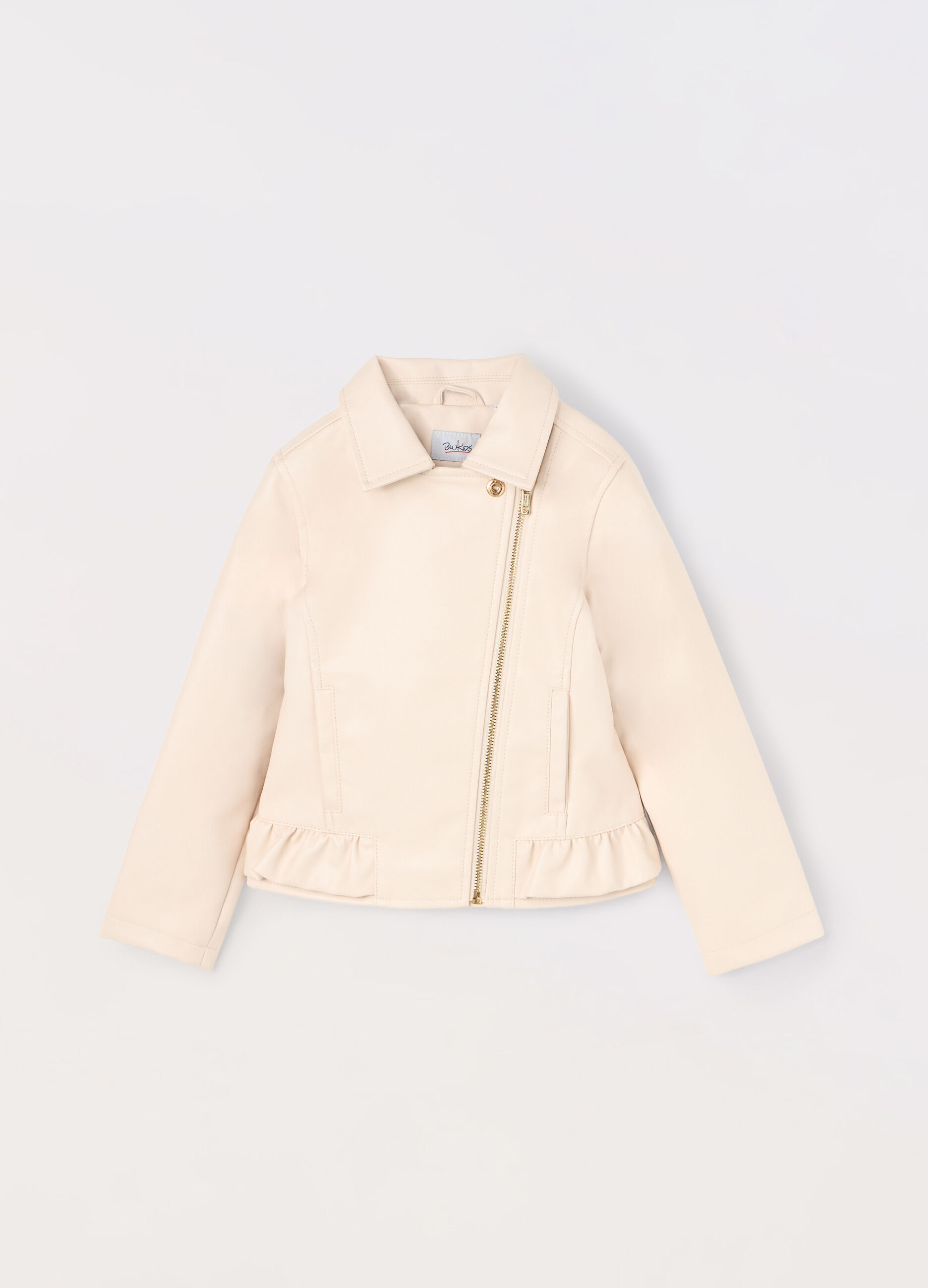 Giacca in eco pelle bambina