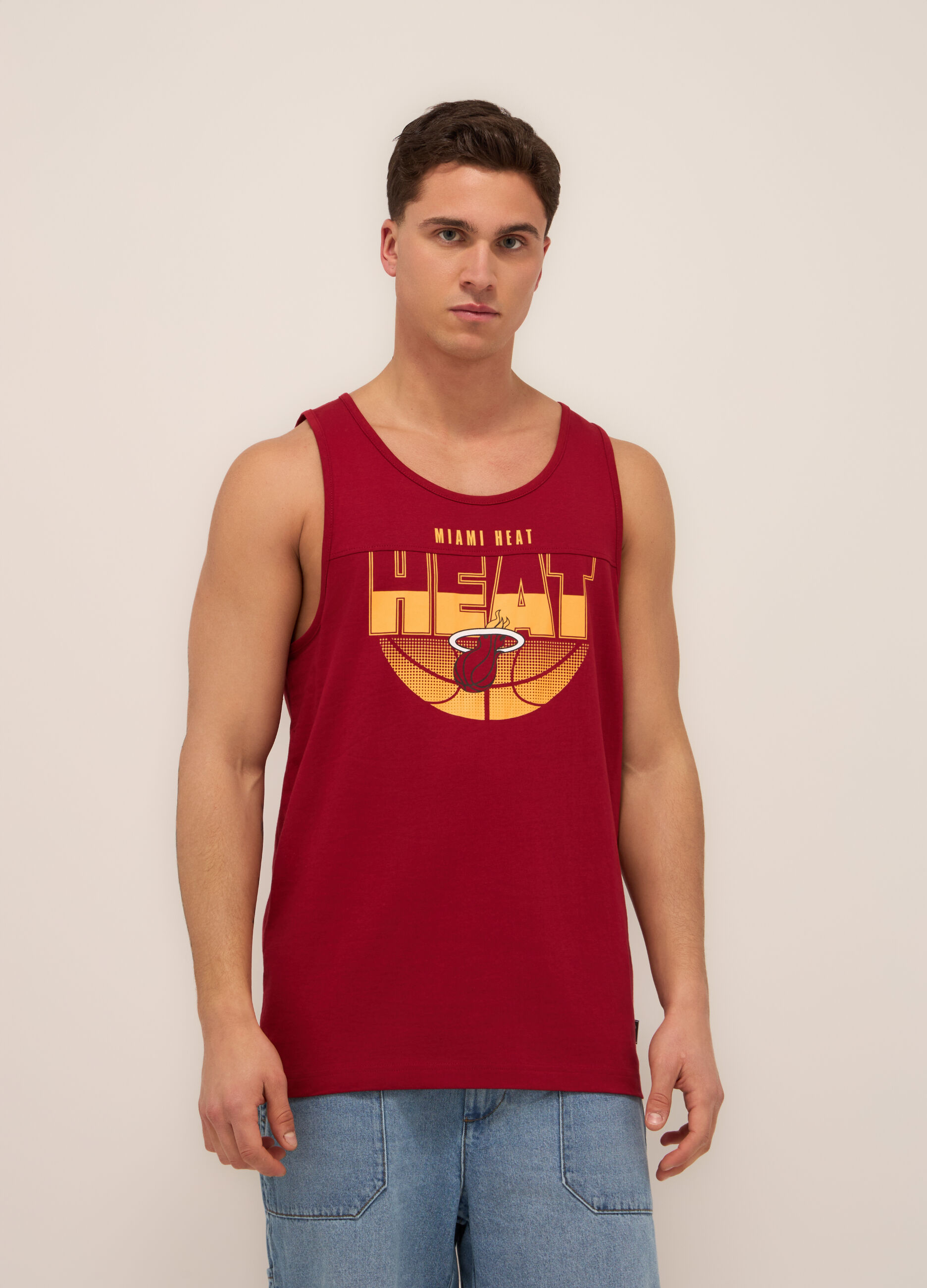 Canotta basketball in jersey uomo