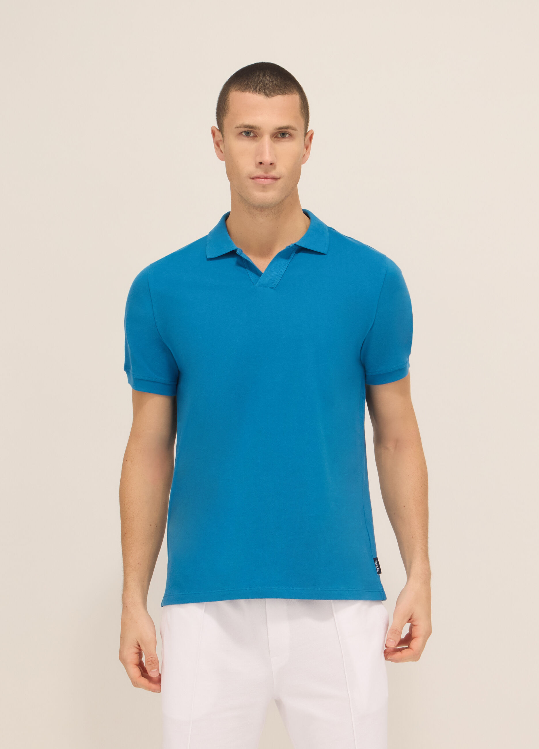 Polo in piquet di cotone uomo