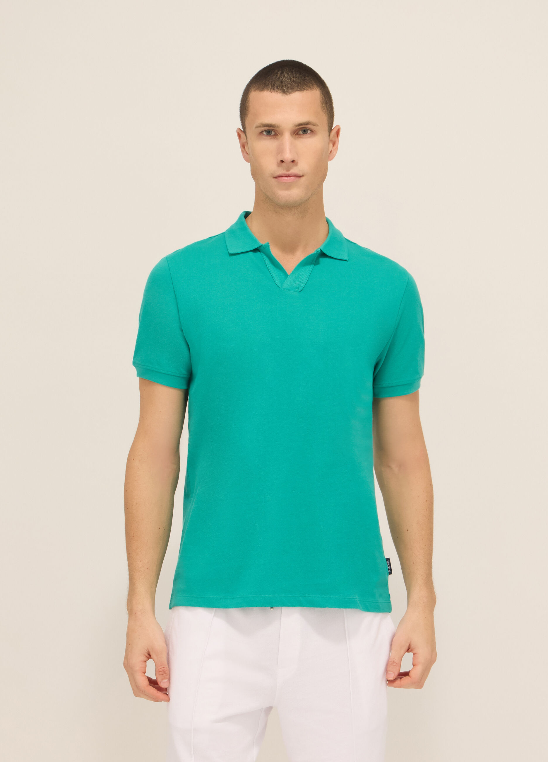 Polo in piquet di cotone uomo